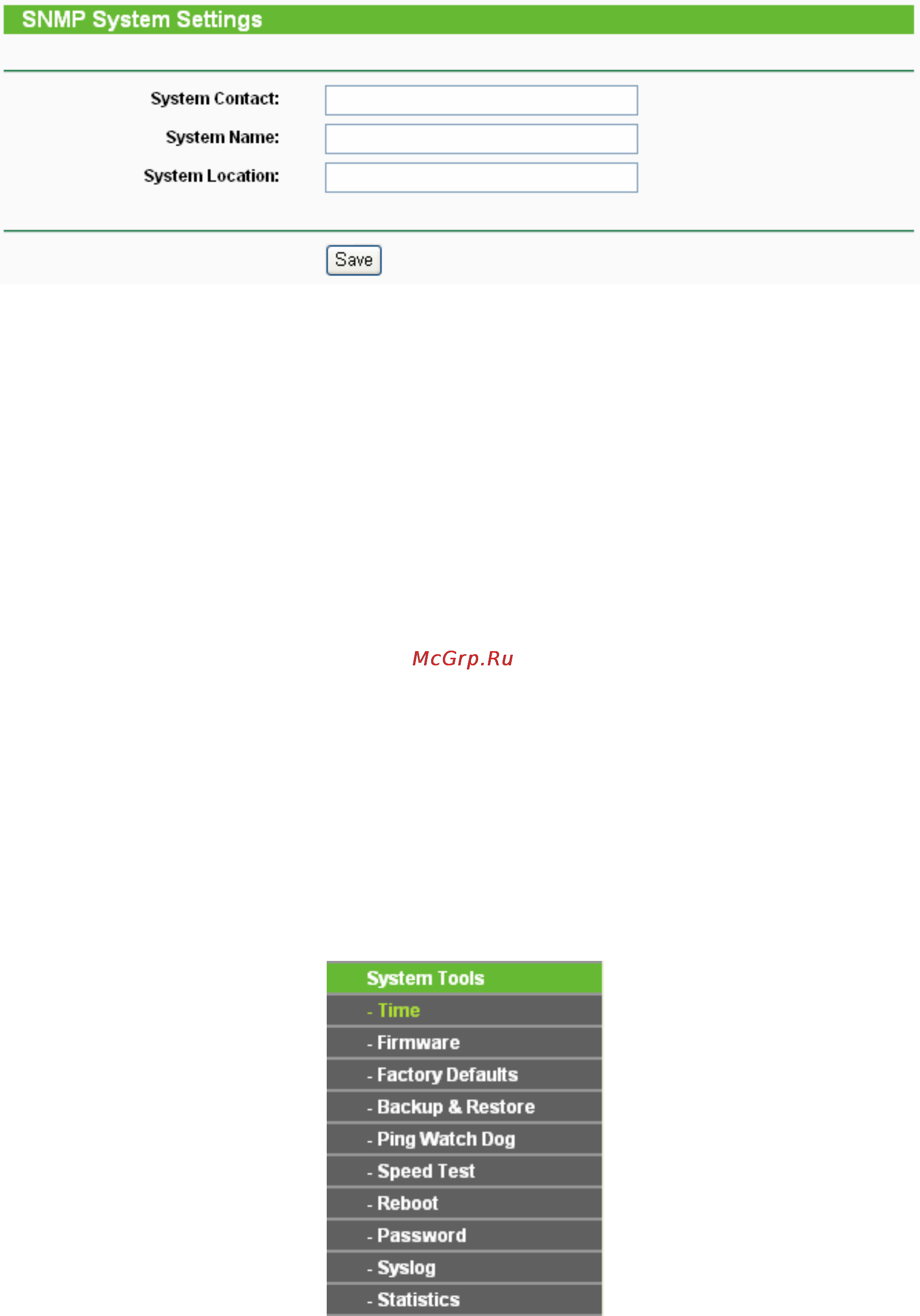 Tp-Link TL-WA5210G [66/114] System tools