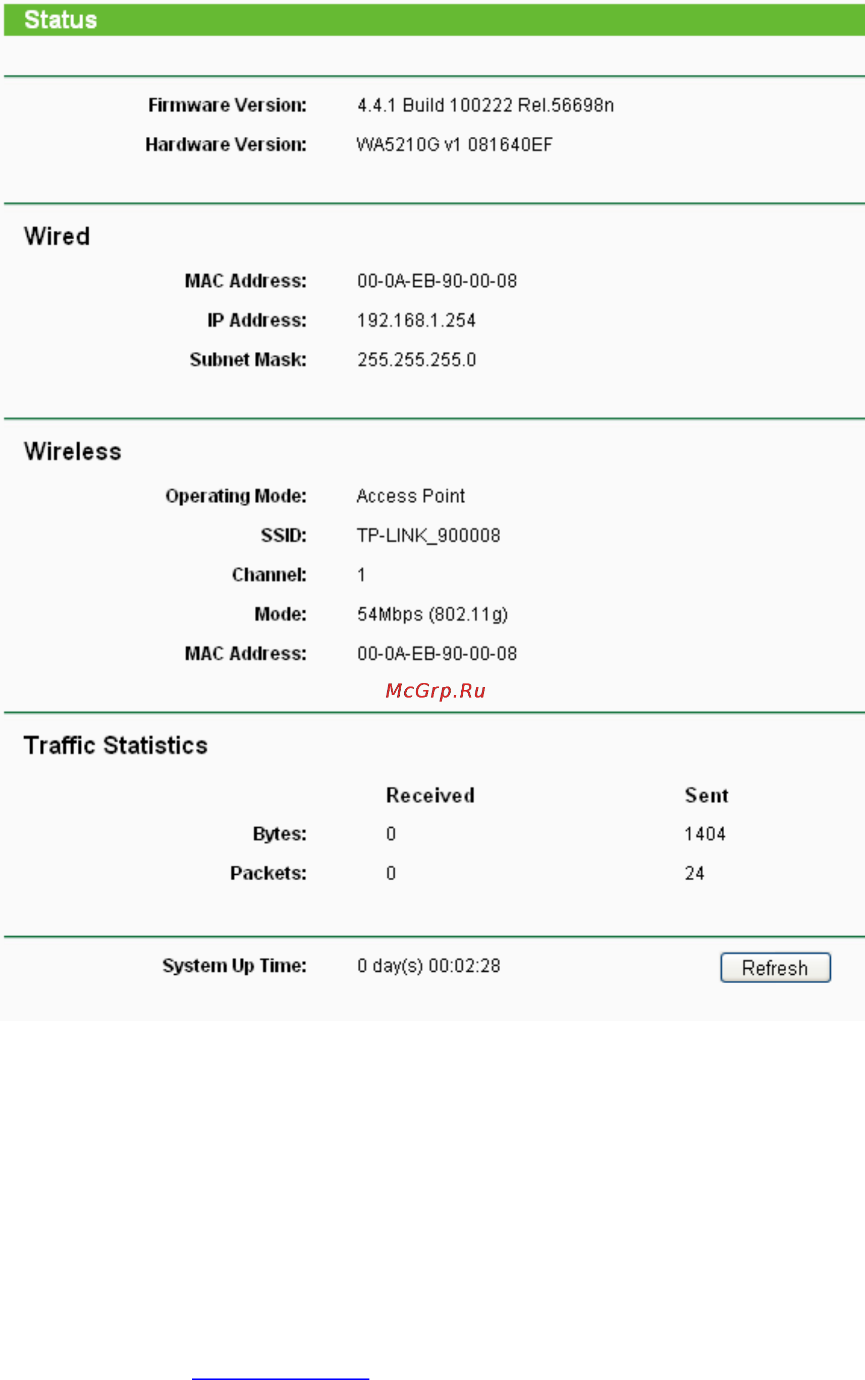 Tp-Link TL-WA5210G [76/114] Quick setup