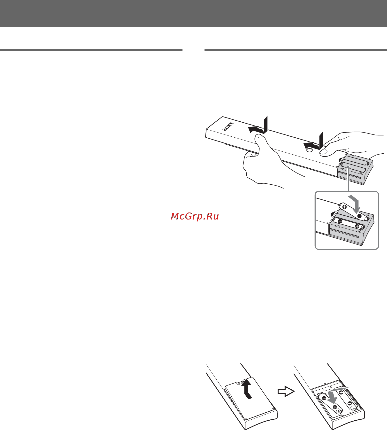 Sony KDL-22EX320 [8/44] Inserimento delle batterie nel telecomando