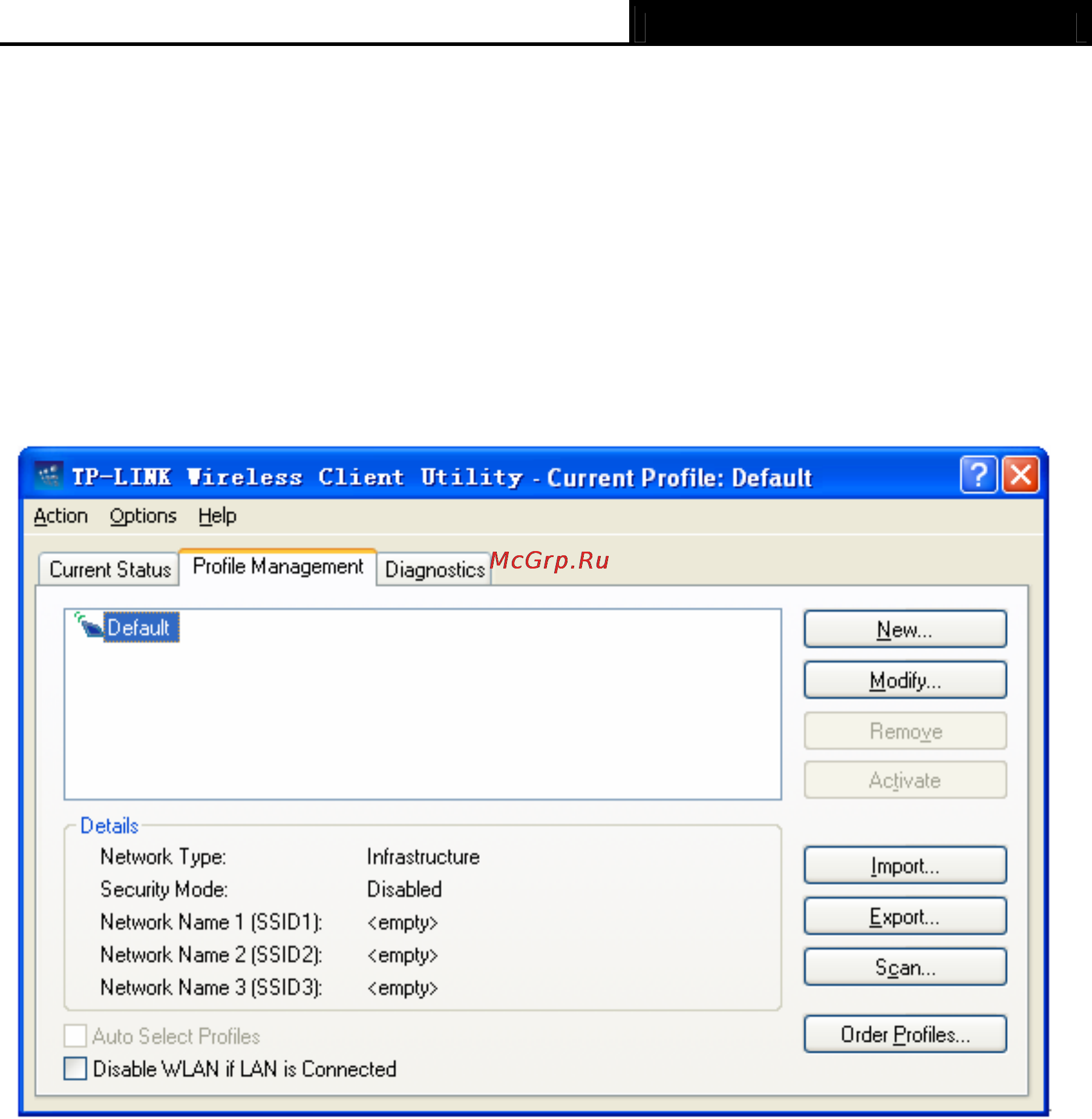 Tp-Link TL-WN310G [21/37] Add or modify a configuration profile
