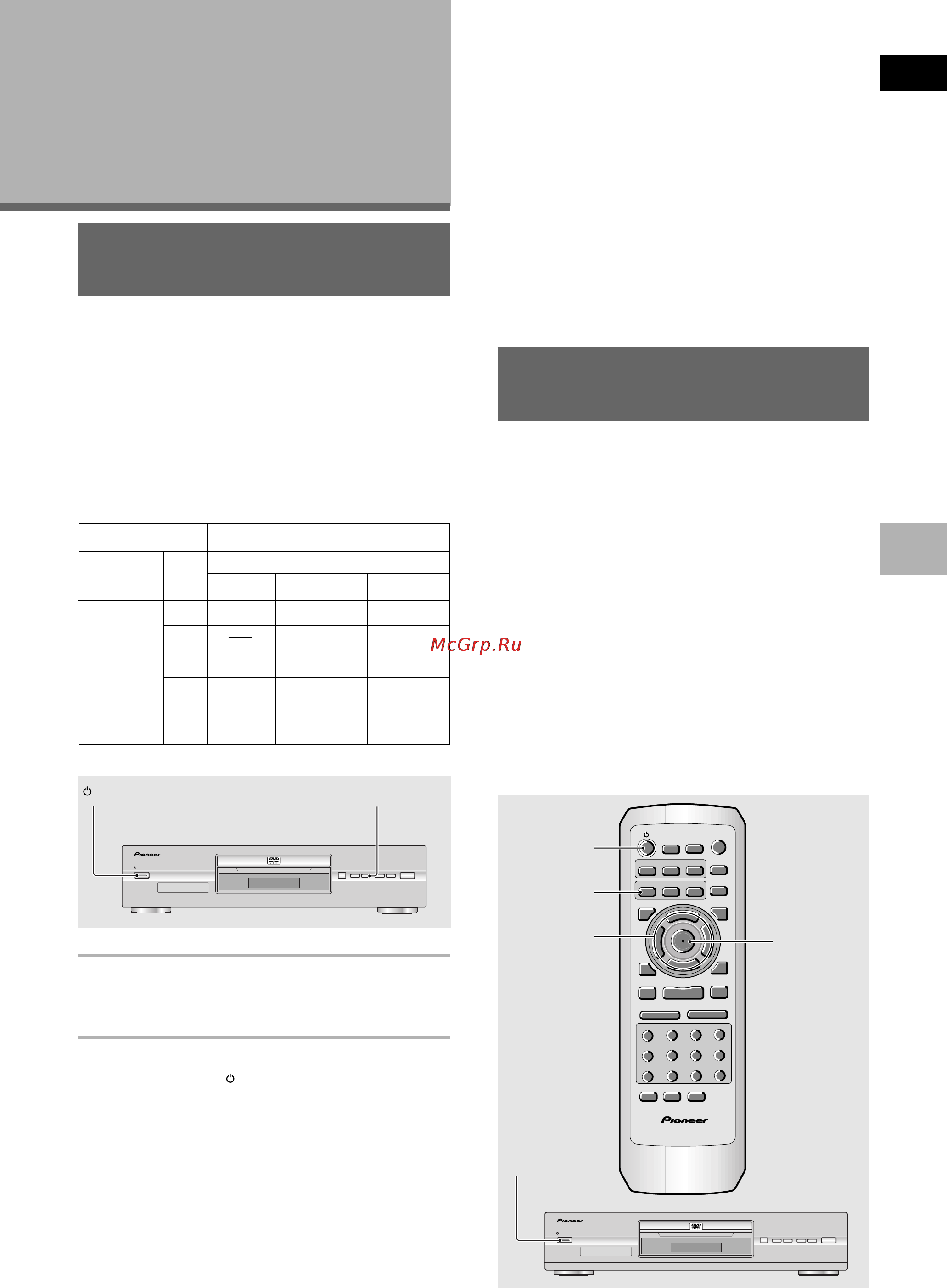 Pioneer DV-343 [17/56] Подготовка проигрывателя к работе