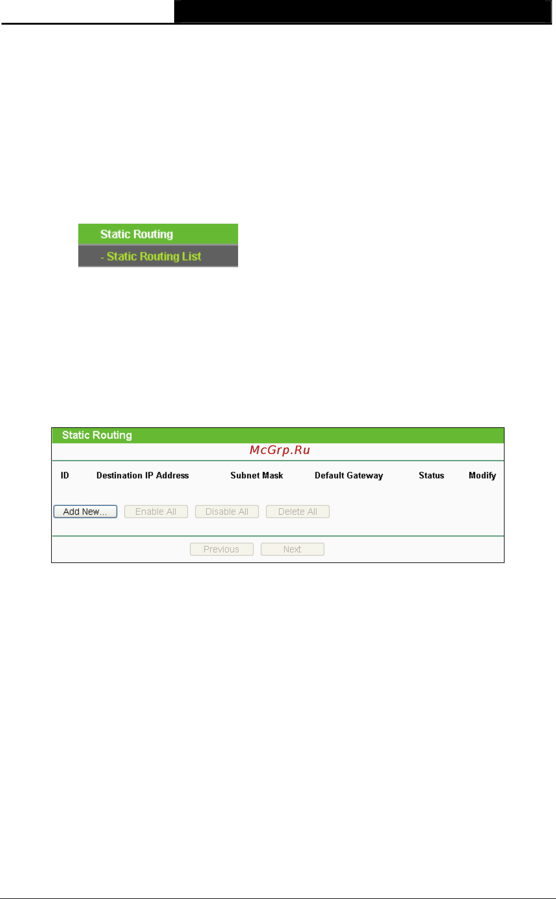 Tp-Link TL-WA7510N [144/171] Static routing