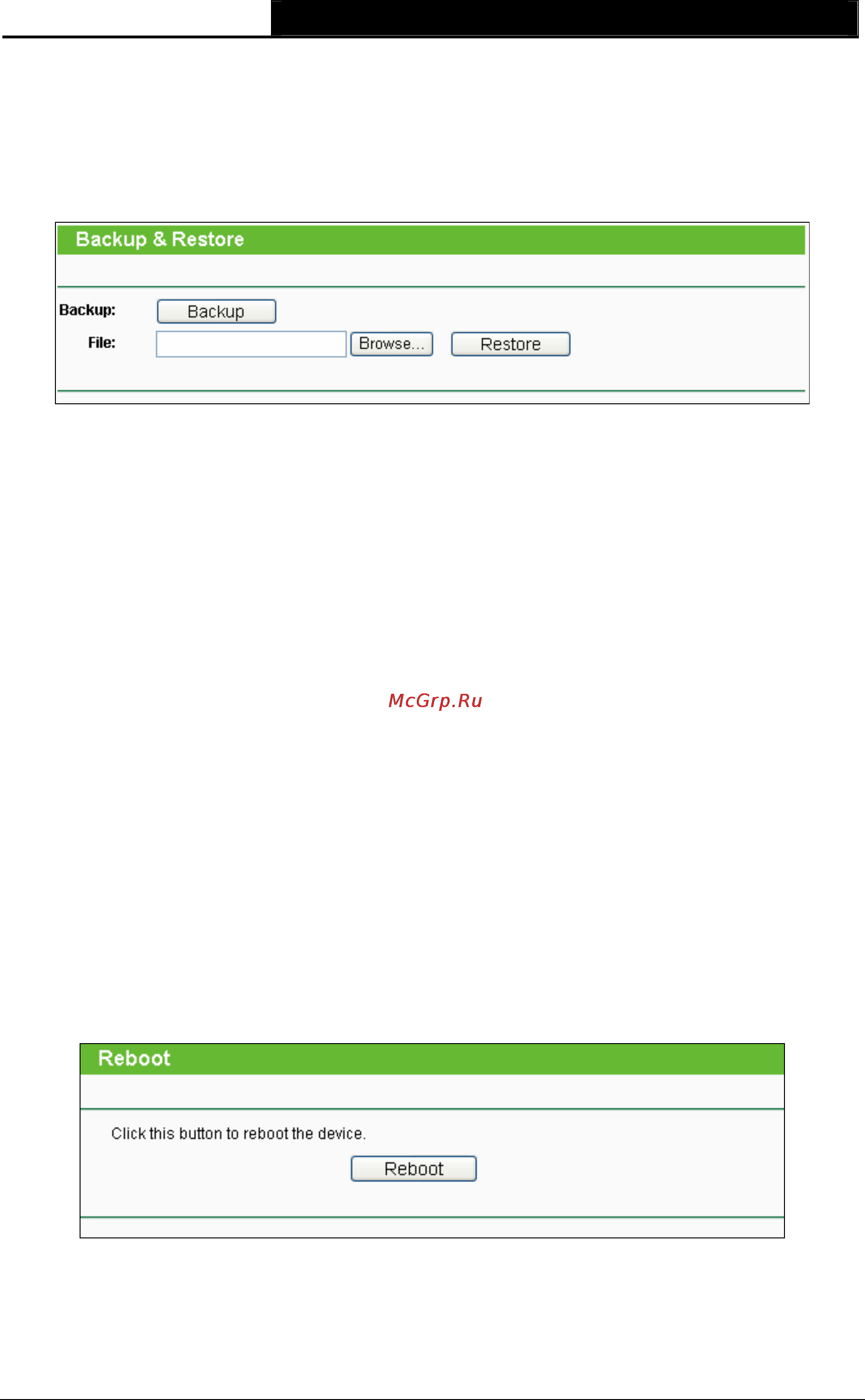 Tp-Link TL-WA7510N [157/171] Backup restore