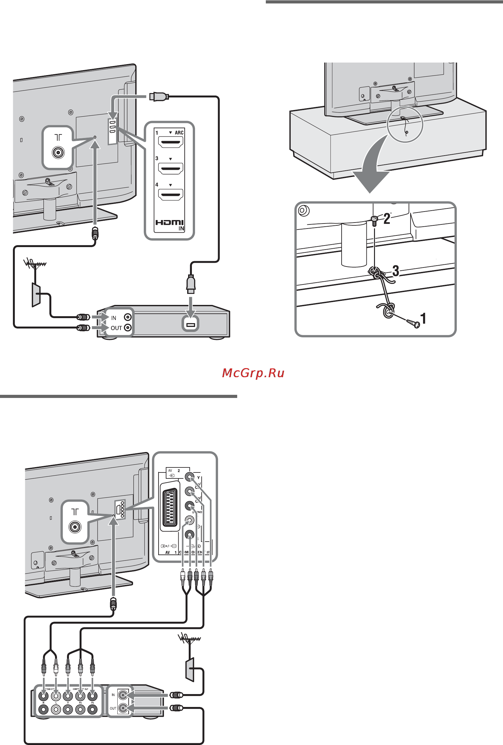Sony KDL-46EX521 [12/40] Подключение аудио видеоустройств