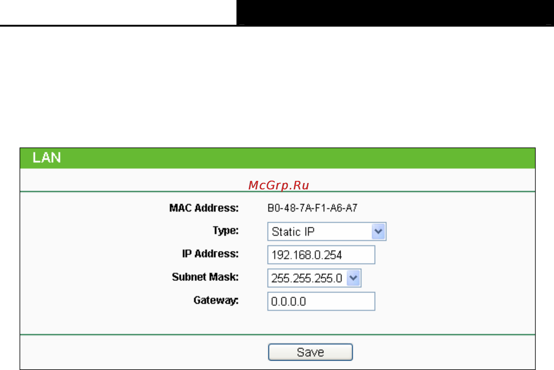Tp-Link TL-WA830RE [31/64] Network