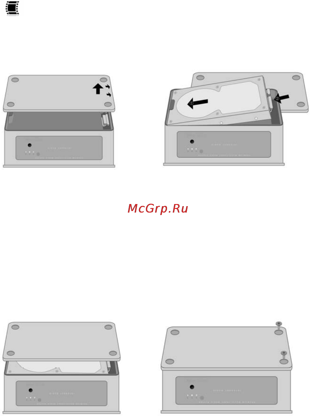 Gmini HDP500 [5/38] Установка жесткого диска