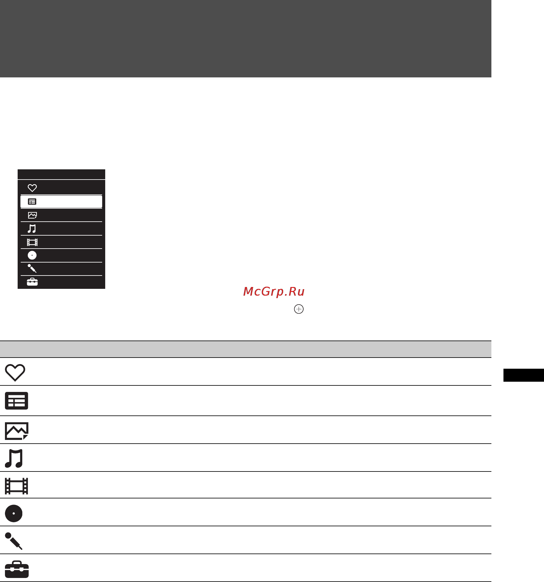 Sony KDL-22CX32D [171/288] Bruke menu funksjoner