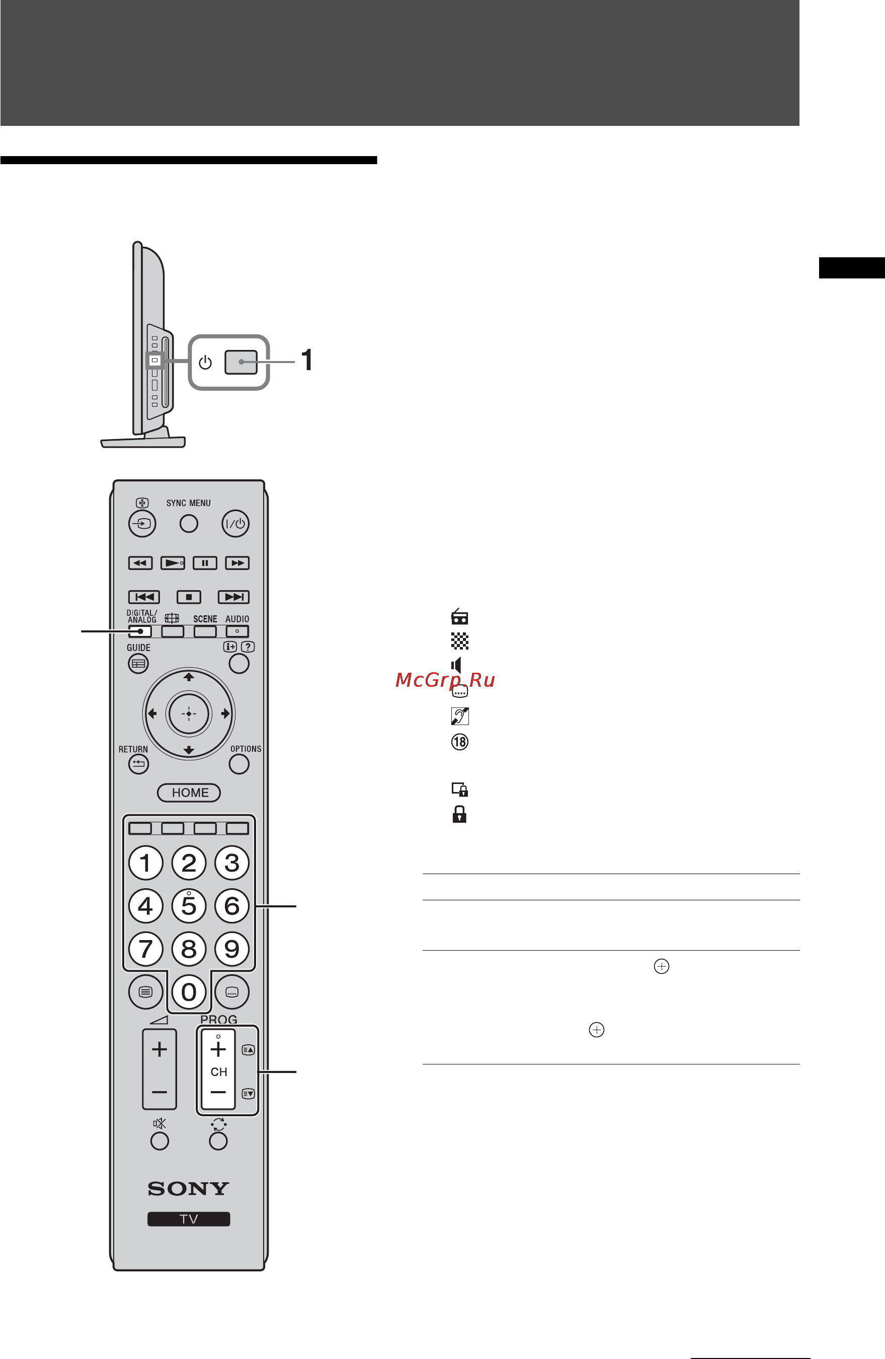 Sony KDL-22CX32D [255/288] Titta på tv