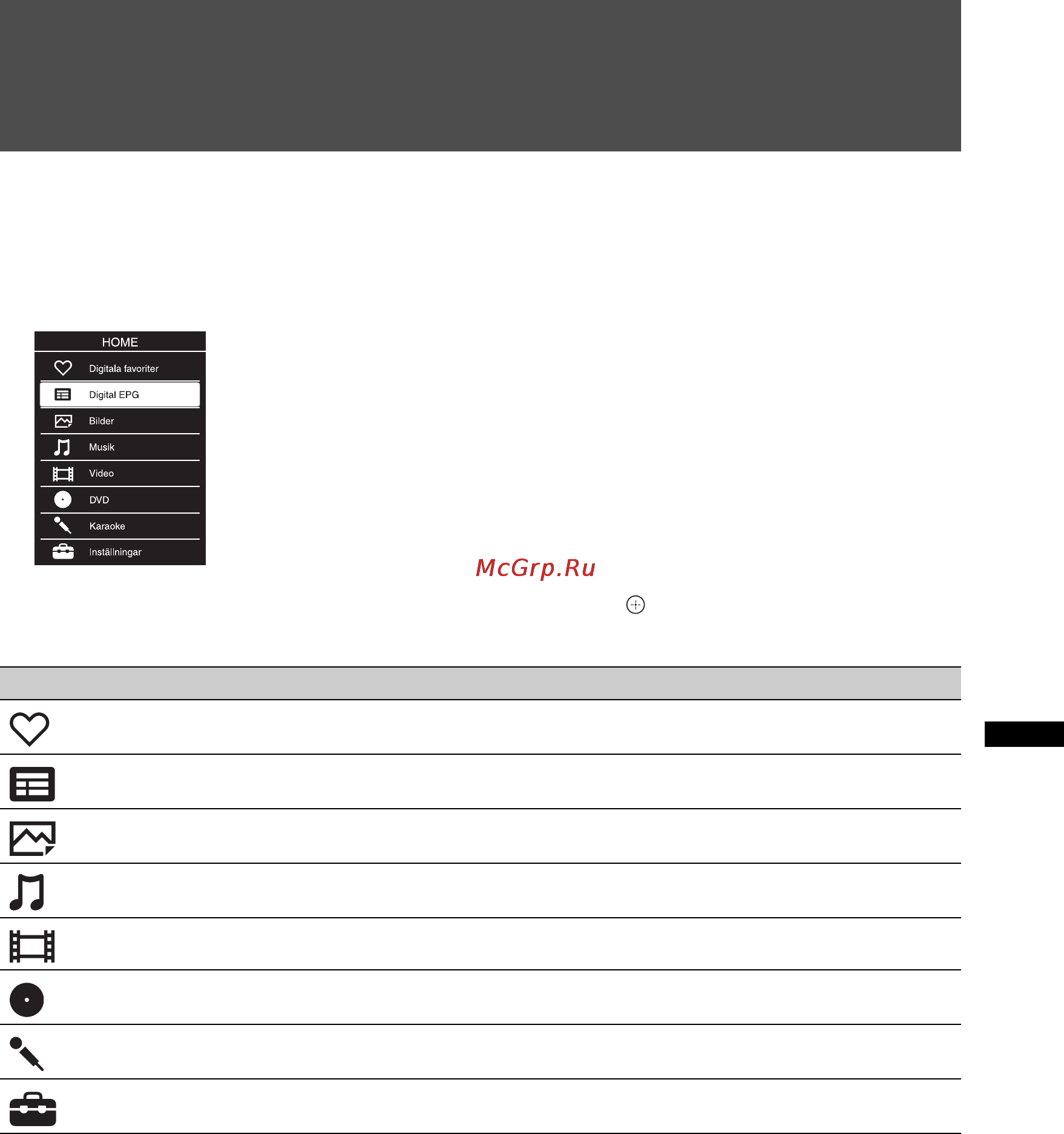 Sony KDL-22CX32D [269/288] Använda menu funktioner