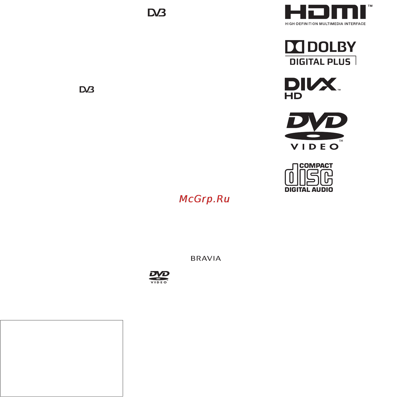 Sony KDL-22CX32D Инструкция по эксплуатации онлайн [46/288] 38411