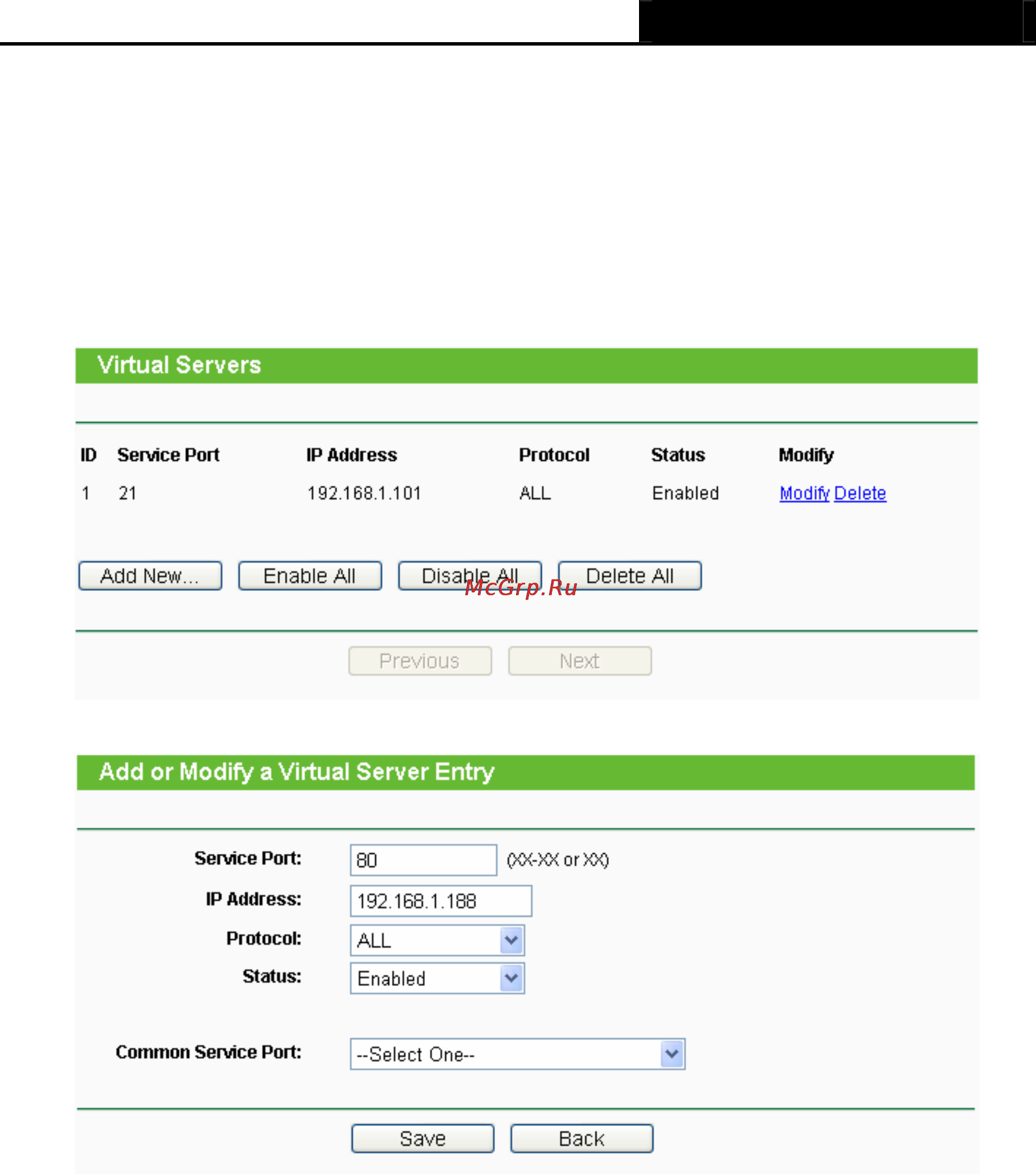 Tp-Link TL-MR3220 Инструкция по эксплуатации онлайн [114/122] 38791