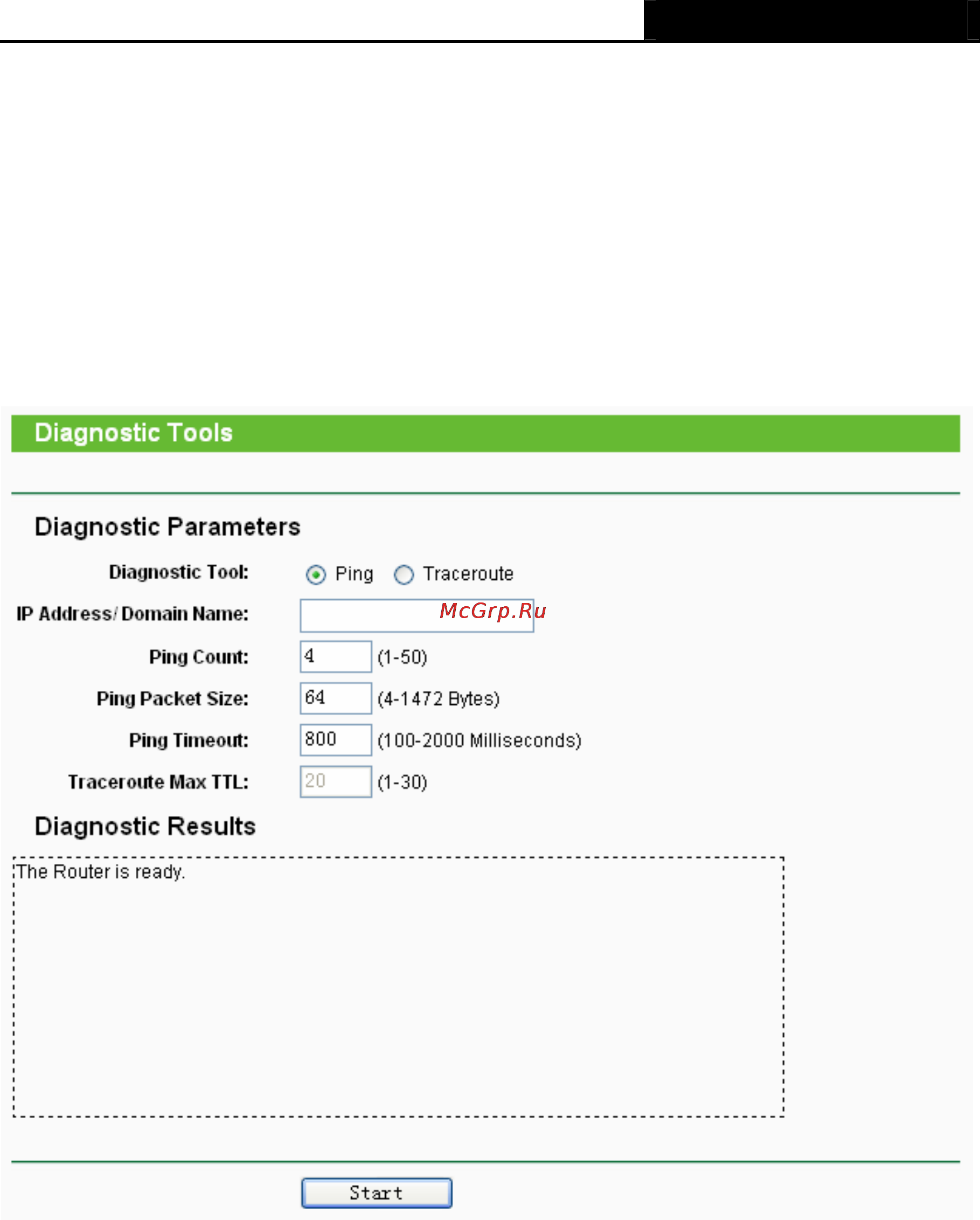 Tp-Link TL-MR3420 [100/121] Diagnostic