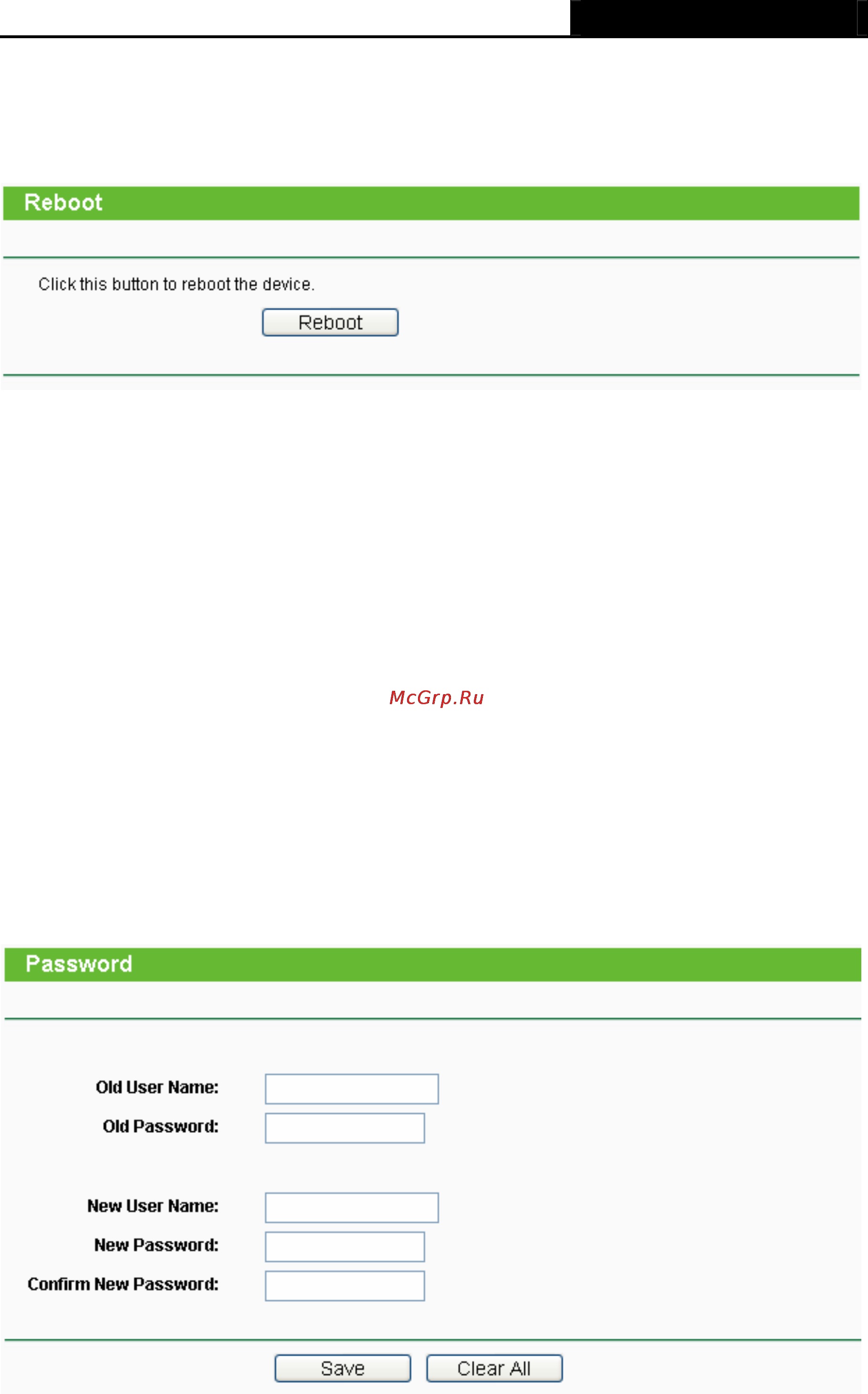 Tp-Link TL-MR3420 [104/121] Reboot