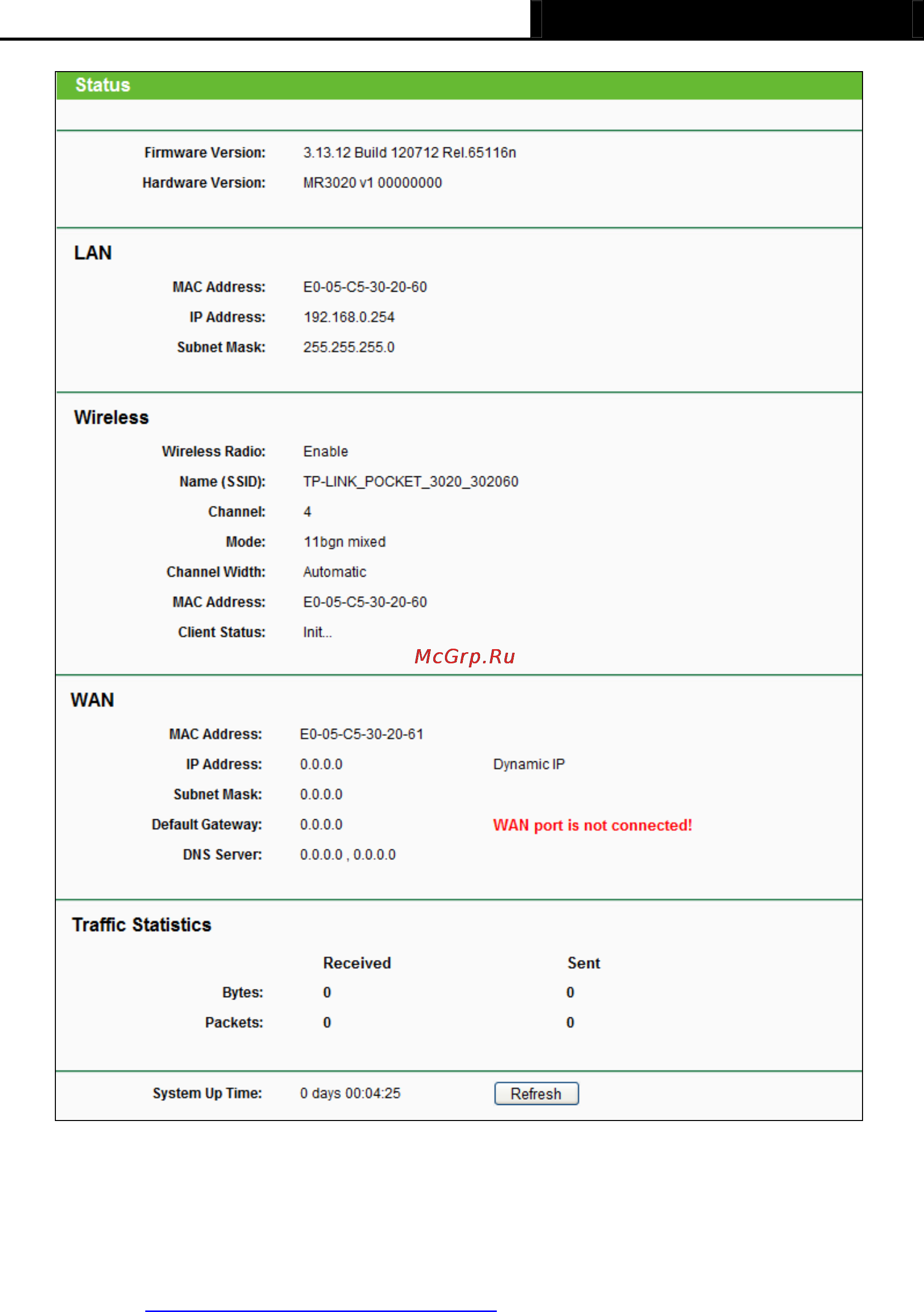 Tp-Link TL-MR3020 [122/258] Quick setup