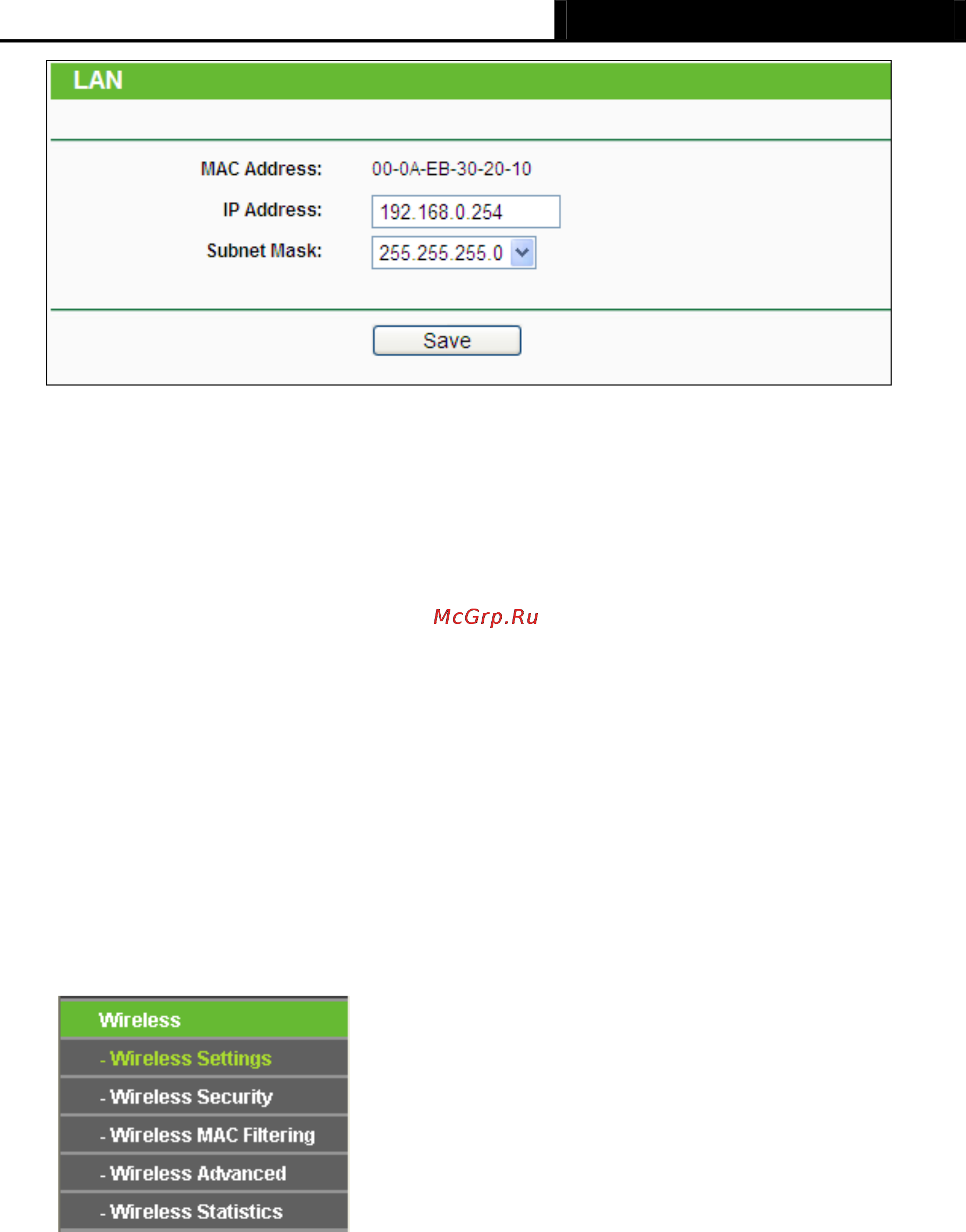 Tp-Link TL-MR3020 [140/258] Wireless