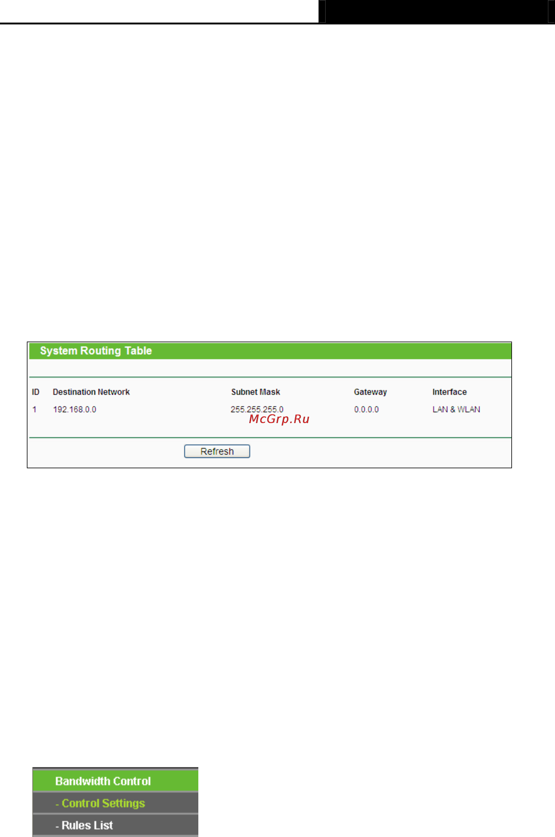 Tp-Link TL-MR3020 [180/258] System routing table
