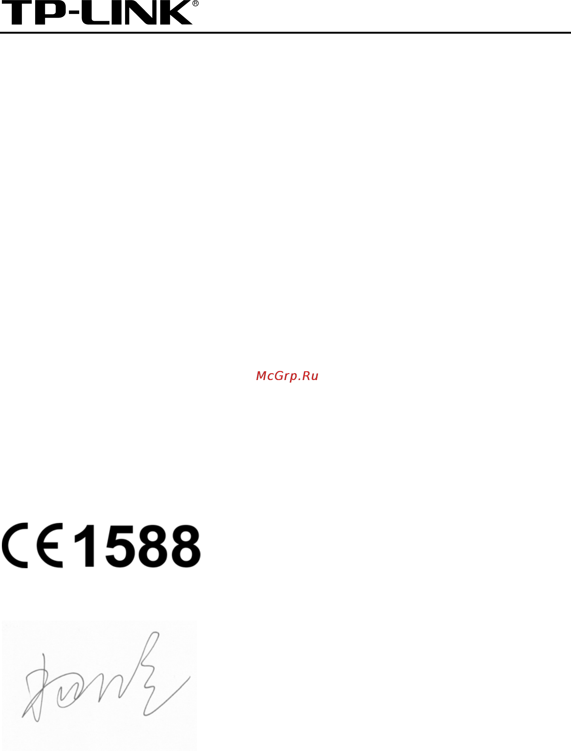 Tp-Link TL-MR3020 [6/258] Declaration of conformity