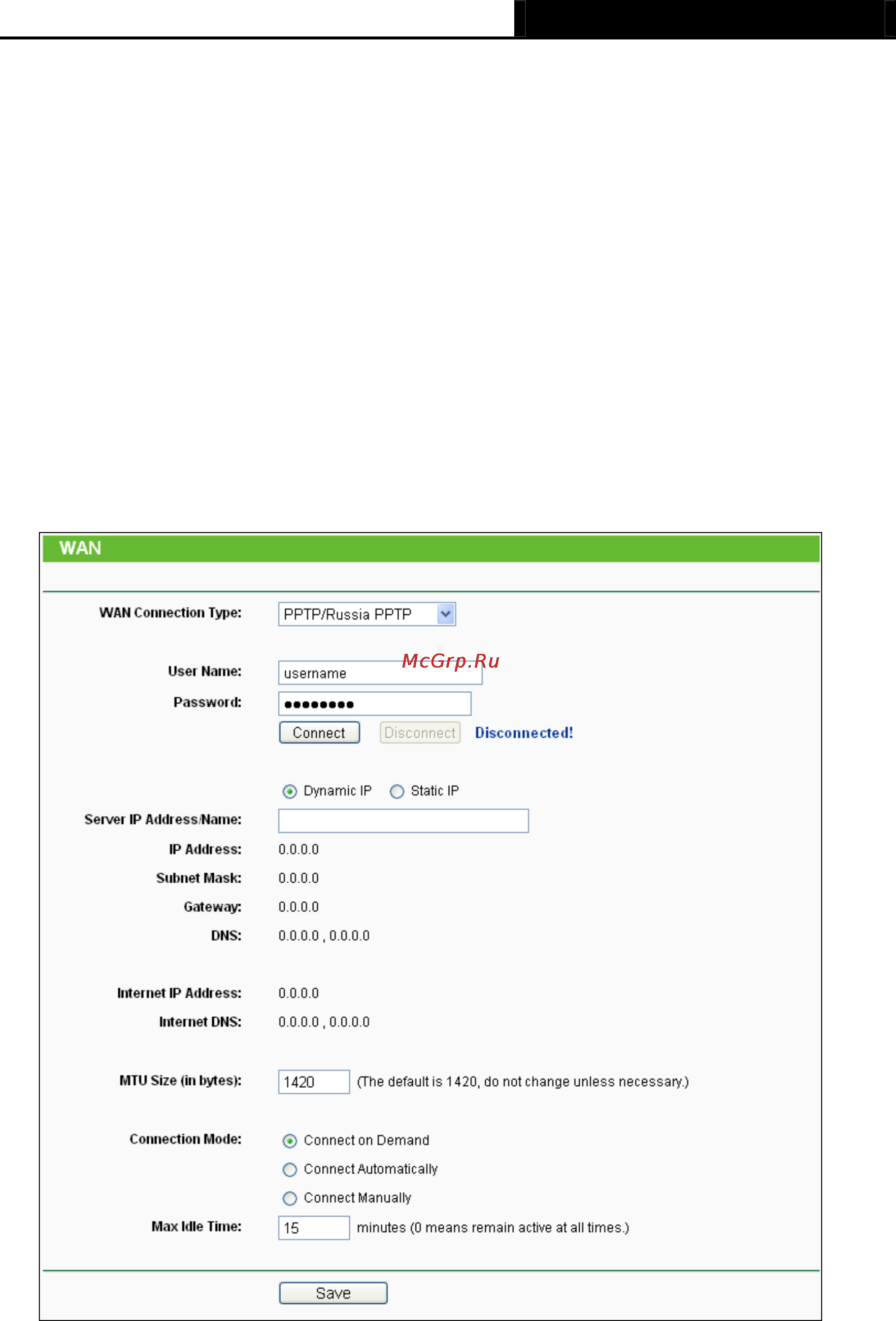 Tp-Link TL-MR3020 Инструкция по эксплуатации онлайн [60/258] 38800