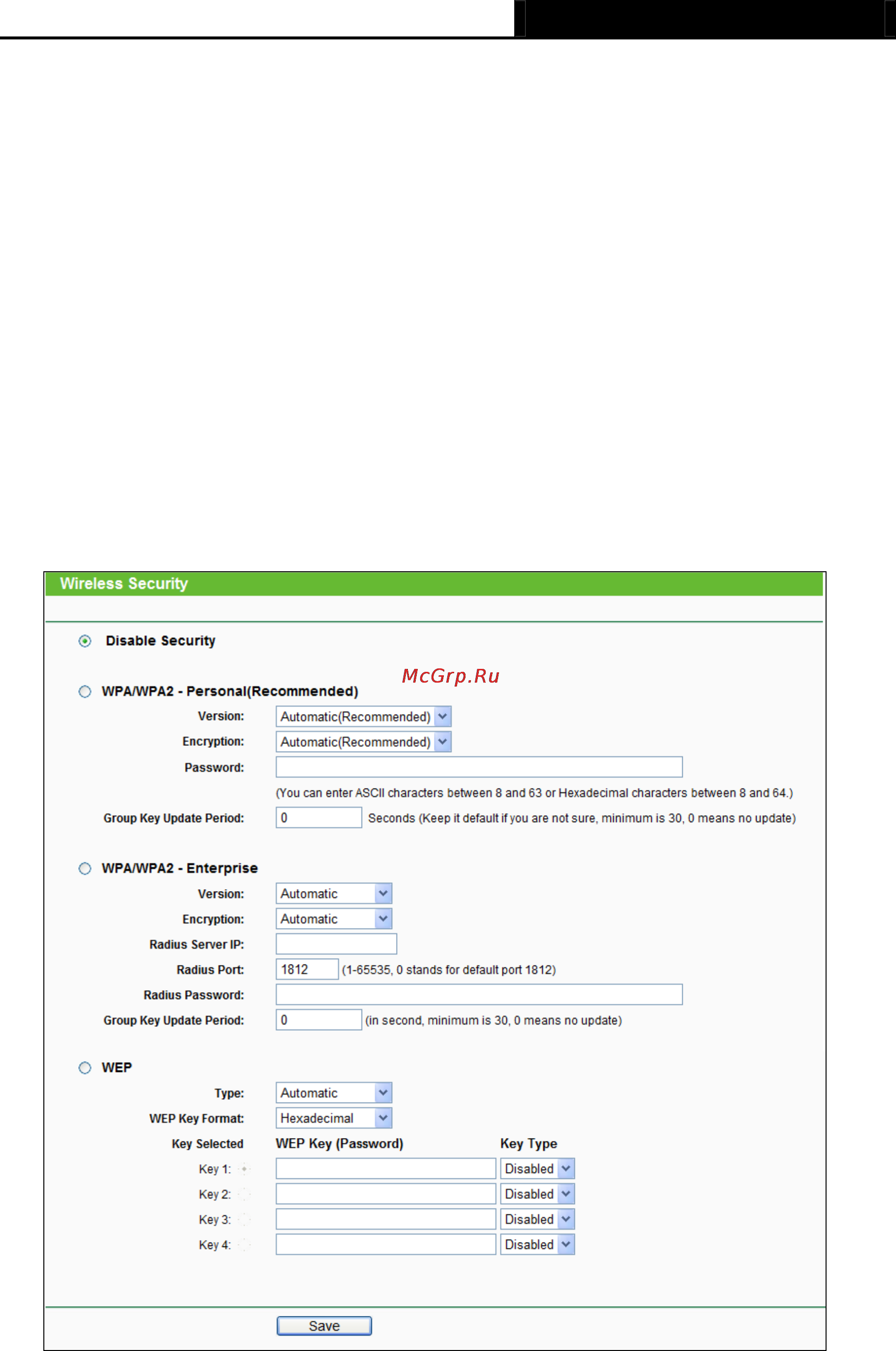 Tp-Link TL-MR3020 [66/258] Wireless security