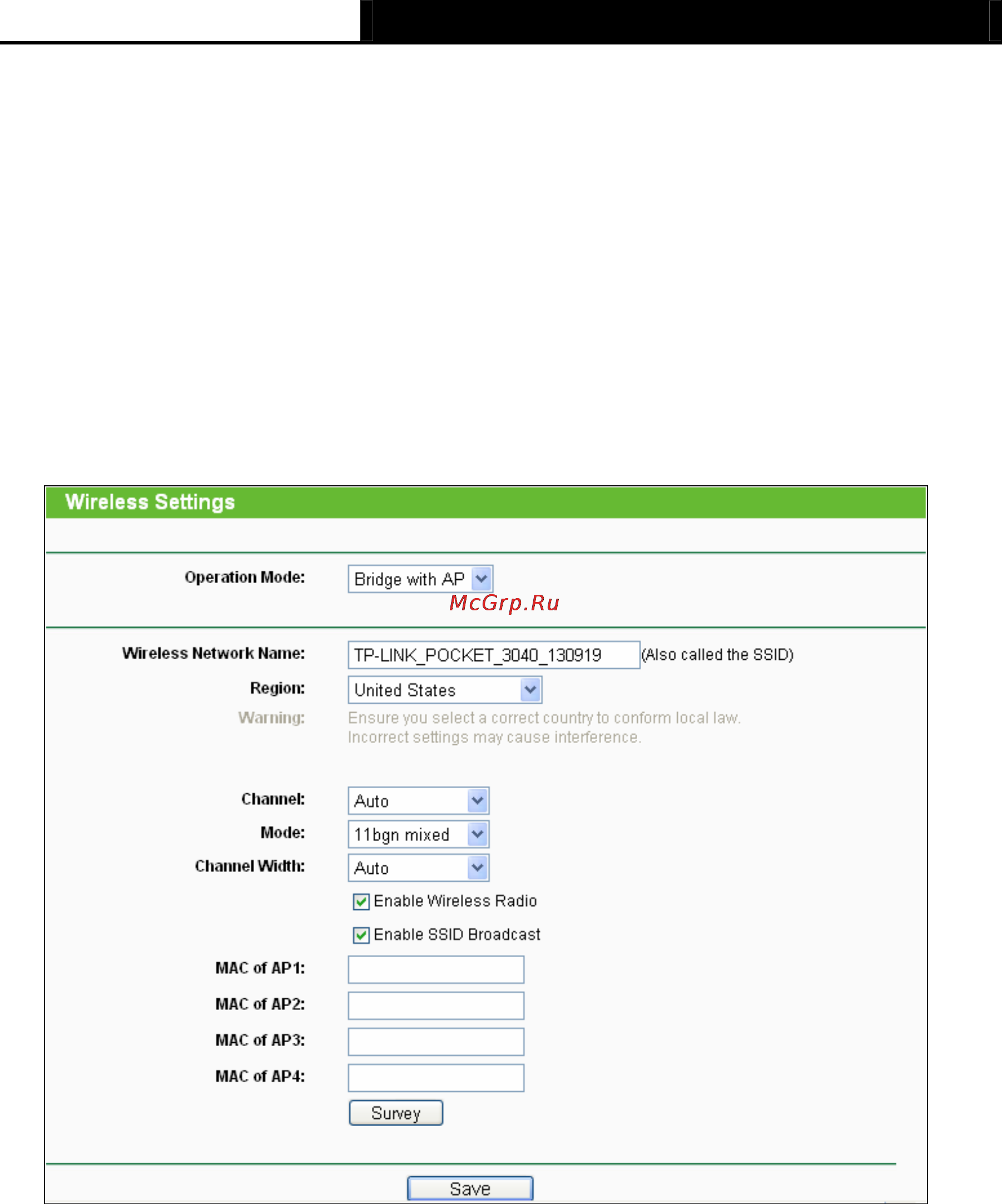 Tp-Link TL-MR3040 Инструкция по эксплуатации онлайн [198/242] 38805
