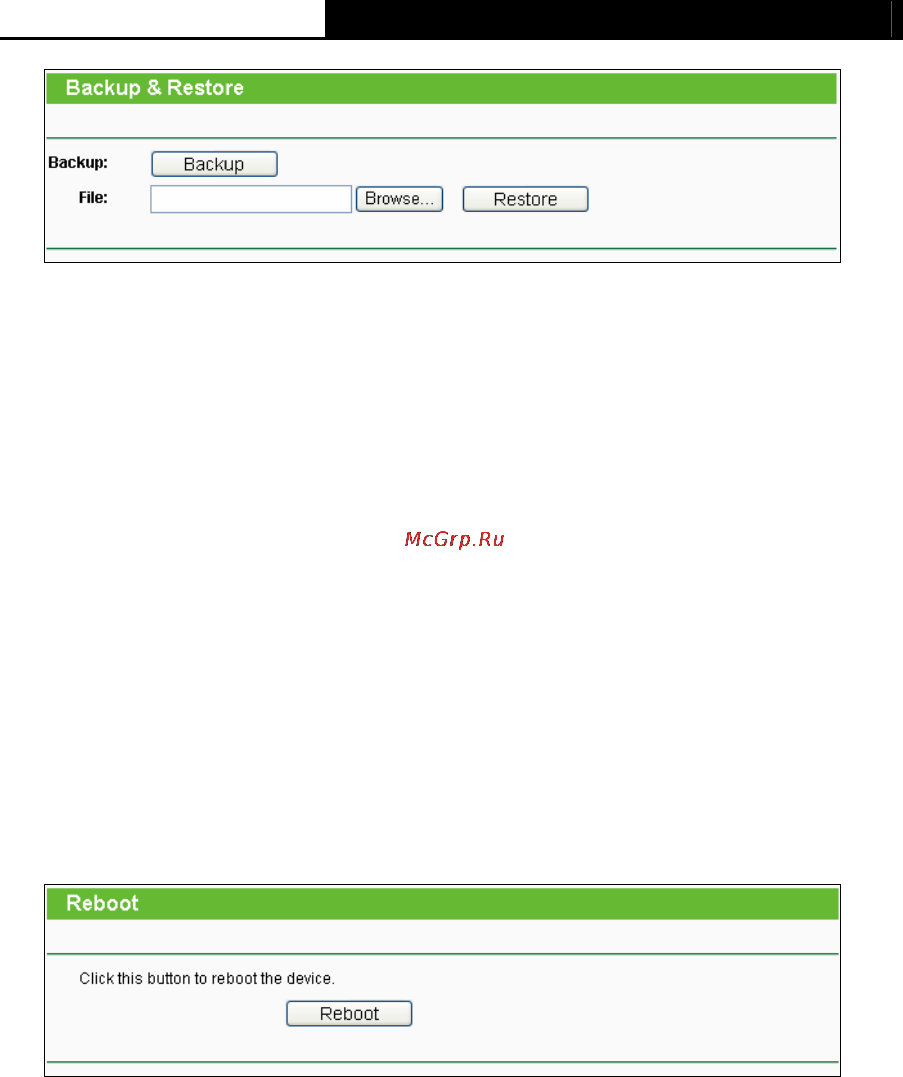 Tp-Link TL-MR3040 [222/242] Reboot