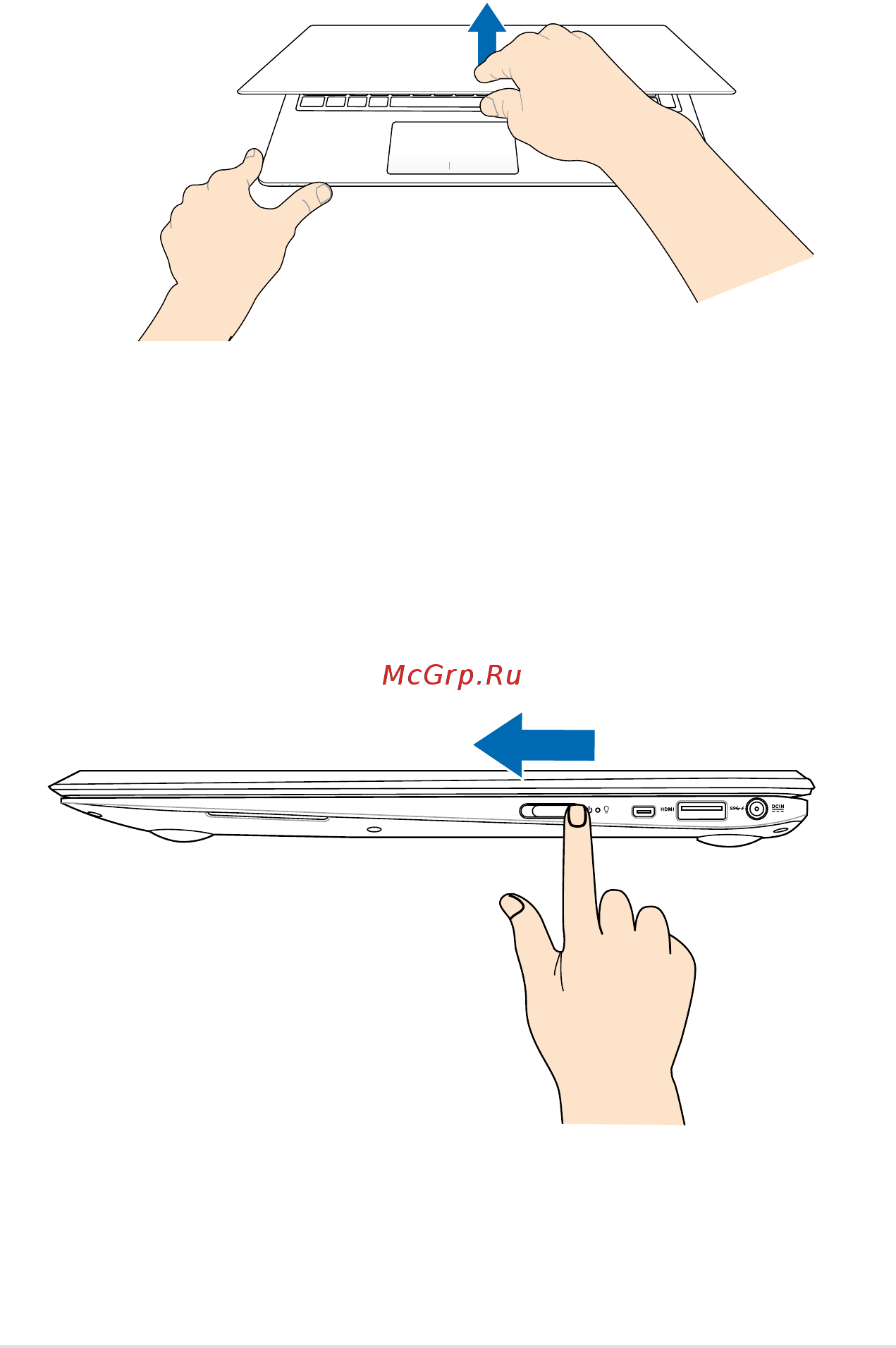 Asus taichi 31 90NB0081-M01290 [25/108] Откройте крышку