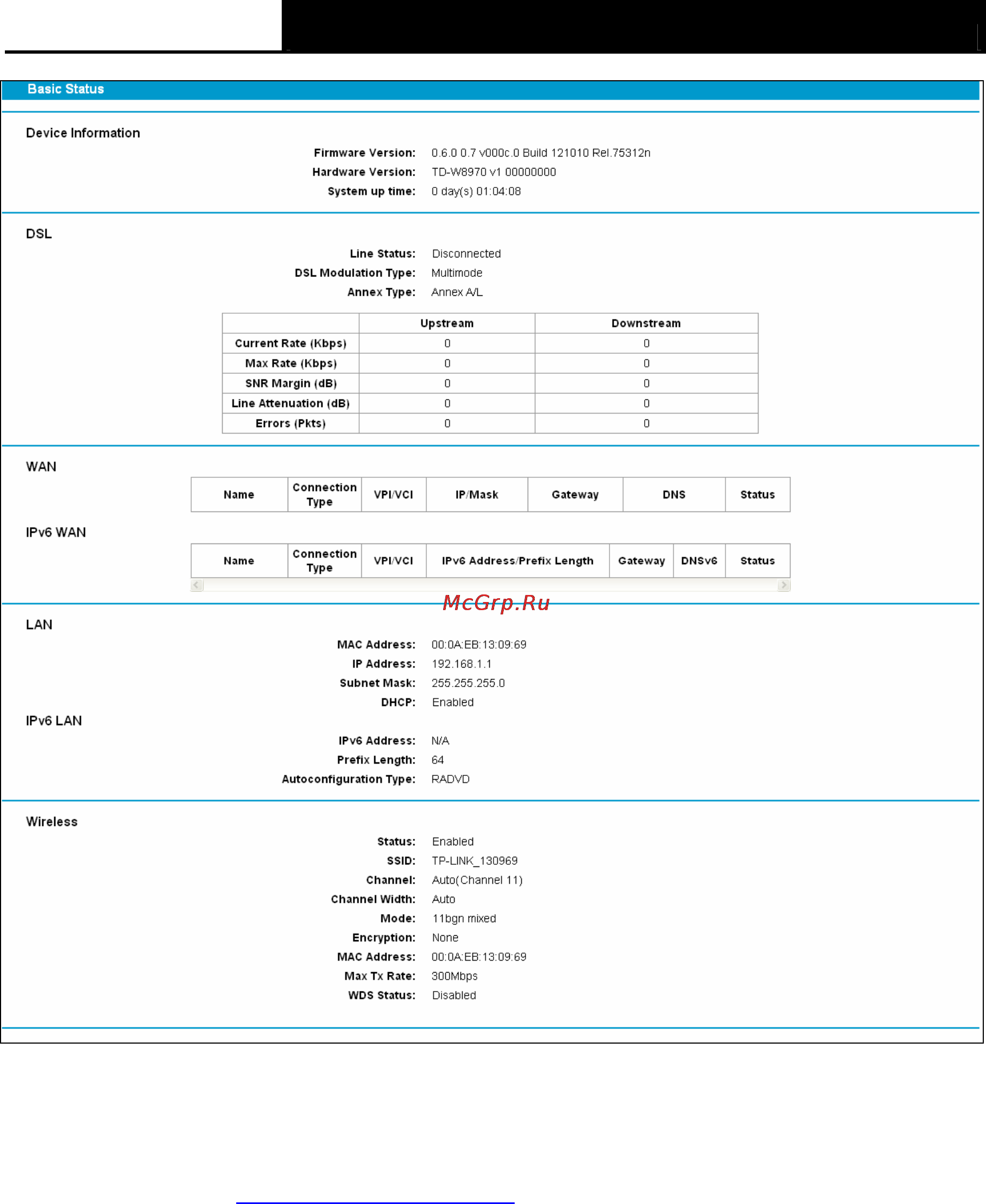 Tp-Link TD-W8970 [28/116] Quick setup