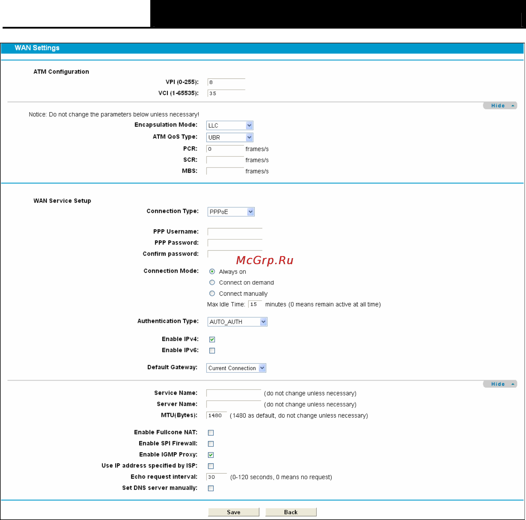 Tp-Link TD-W8970 [31/116] Static ip