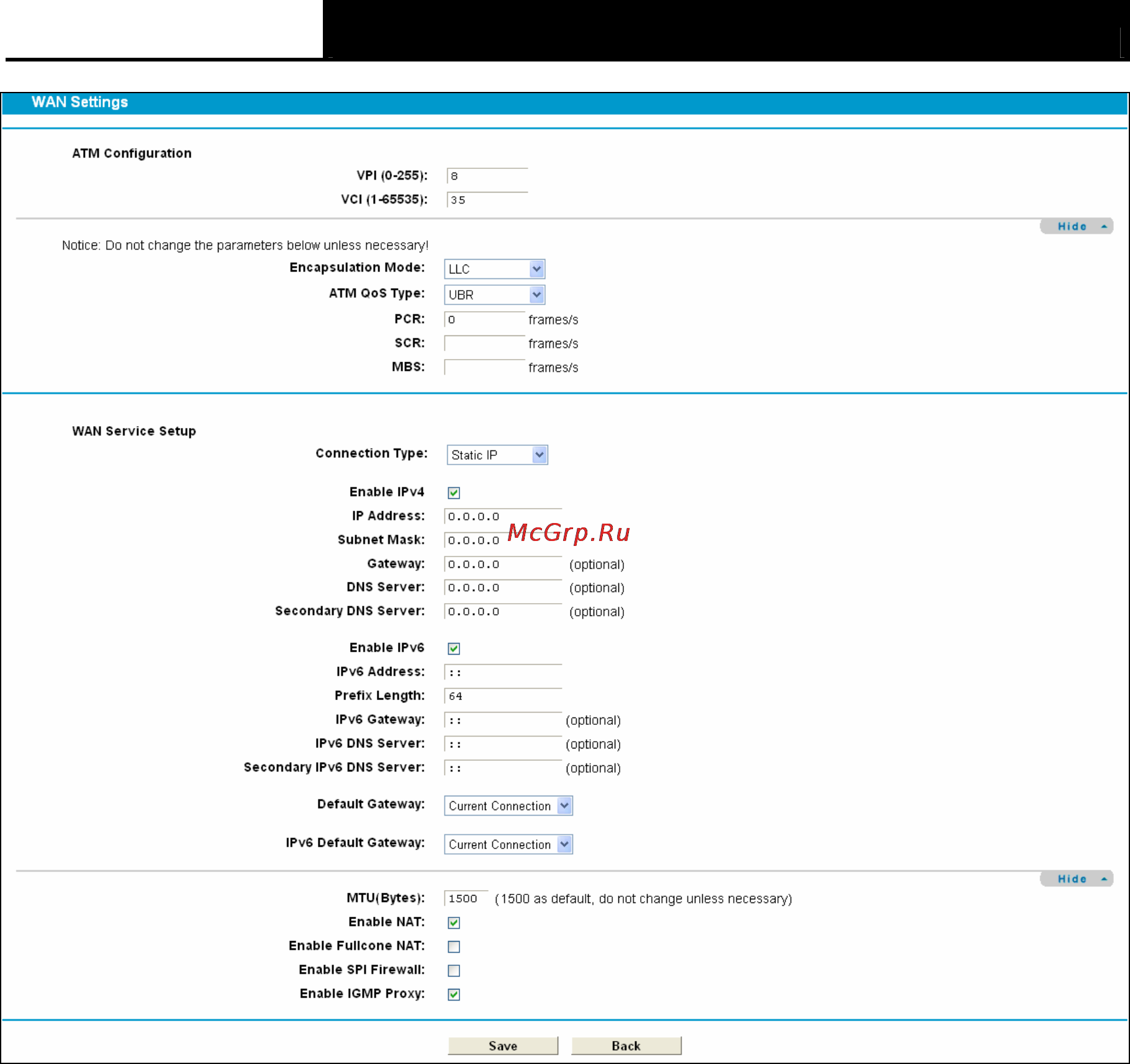 Tp-Link TD-W8970 Инструкция по эксплуатации онлайн [32/116] 38811