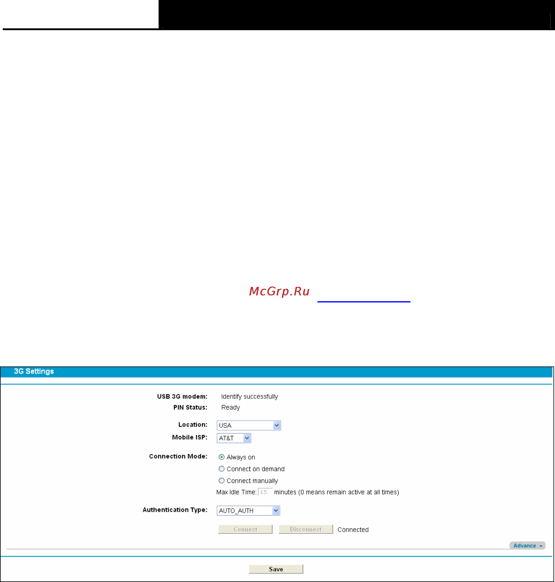 Tp-Link TD-W8970 [40/116] G settings