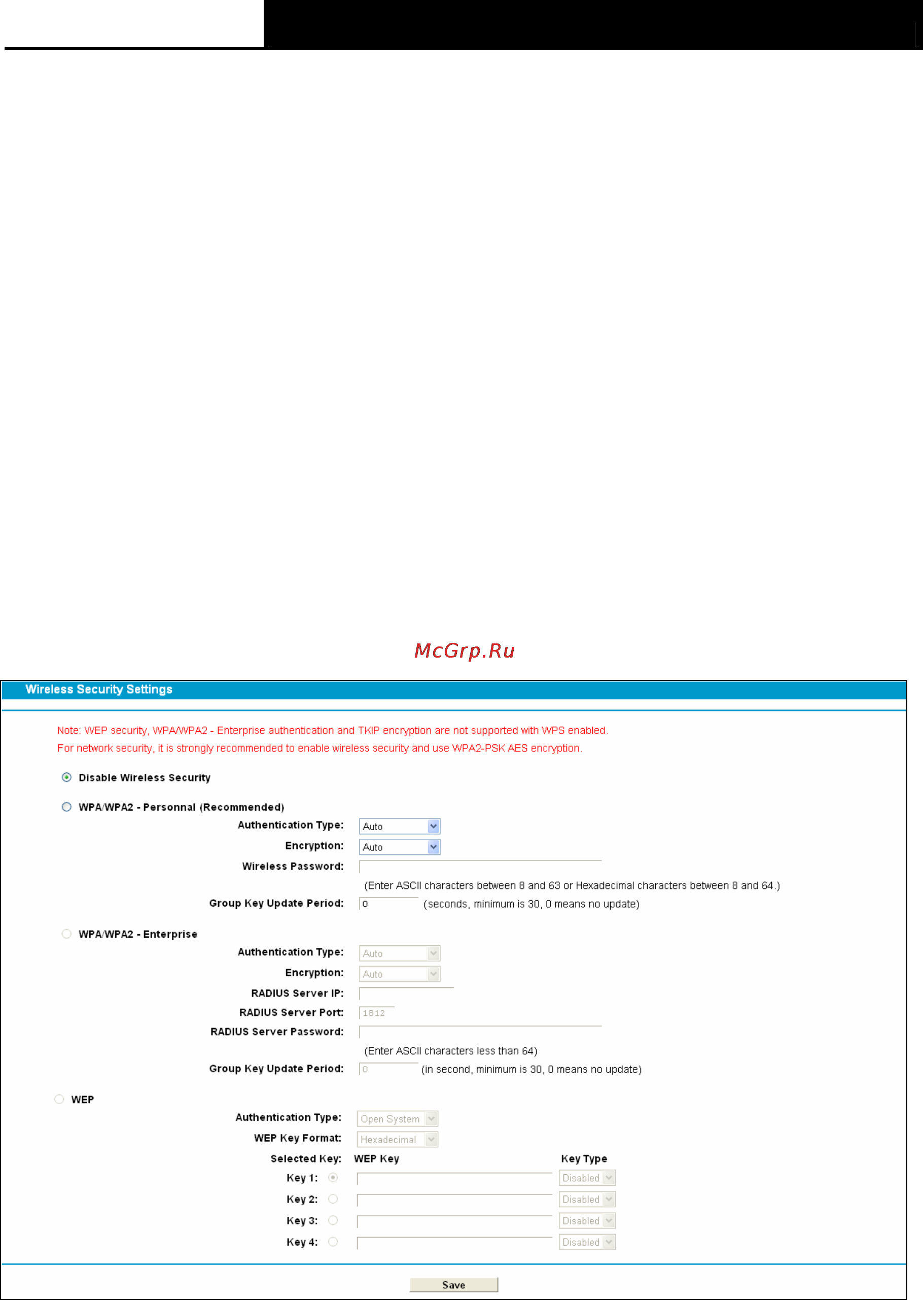 Tp-Link TD-W8970 [60/116] Wireless security