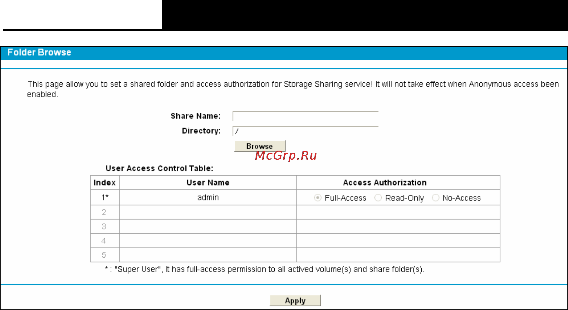 Tp-Link TD-W8970 [69/116] Ftp server