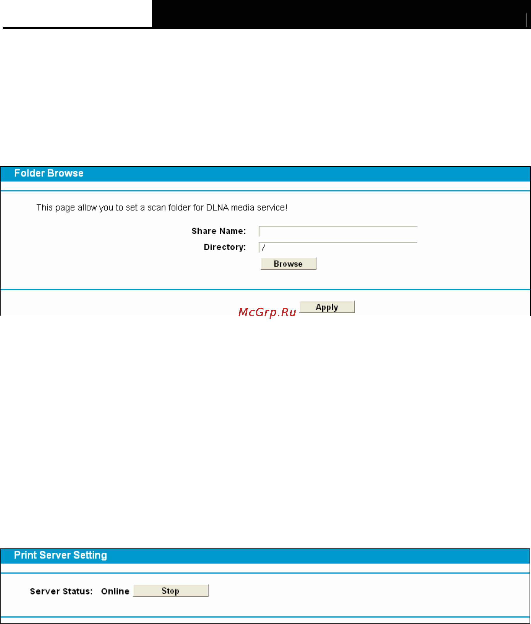 Tp-Link TD-W8970 [72/116] Print server