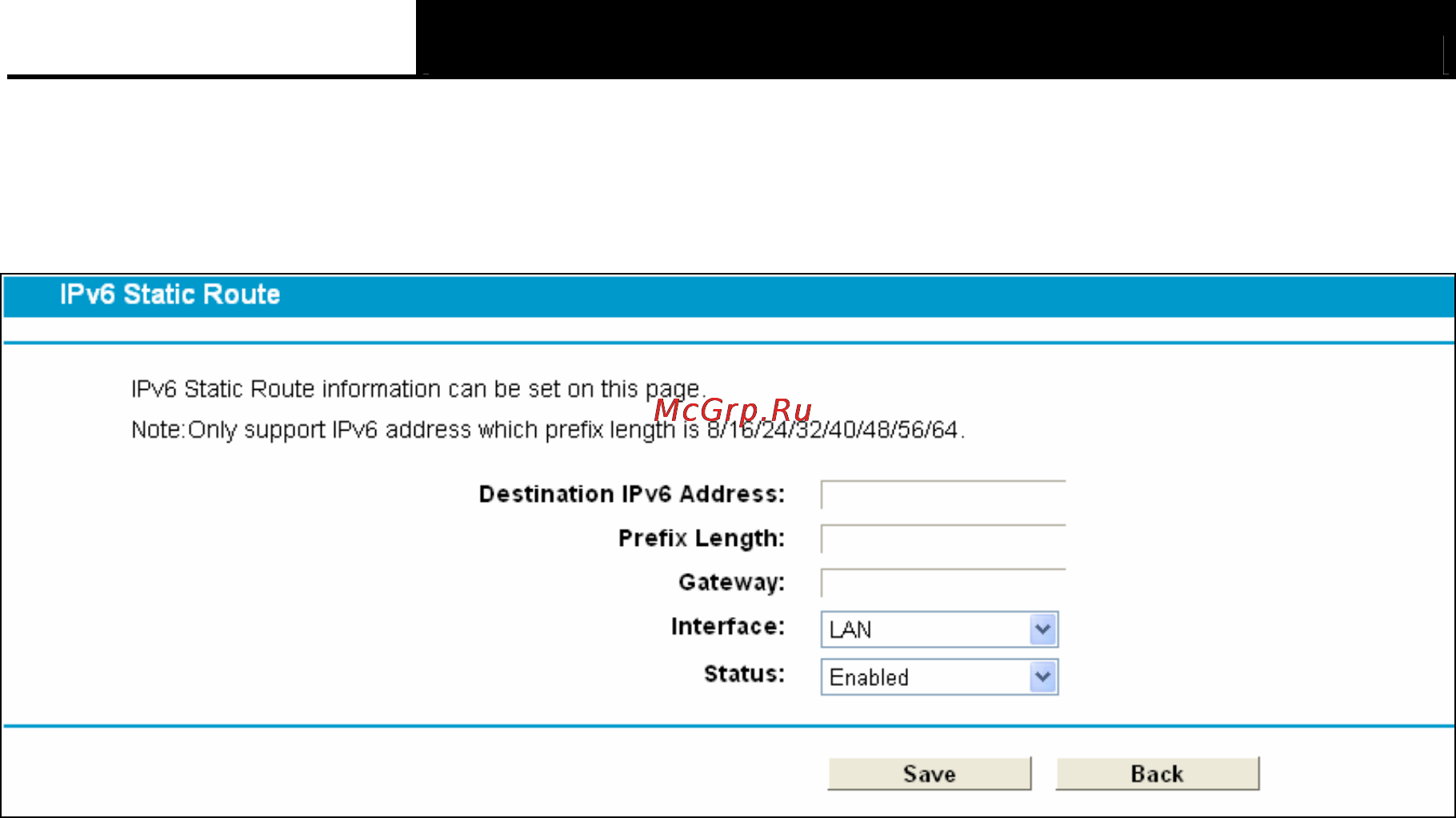 Tp-Link TD-W8970 [75/116] Rip settings