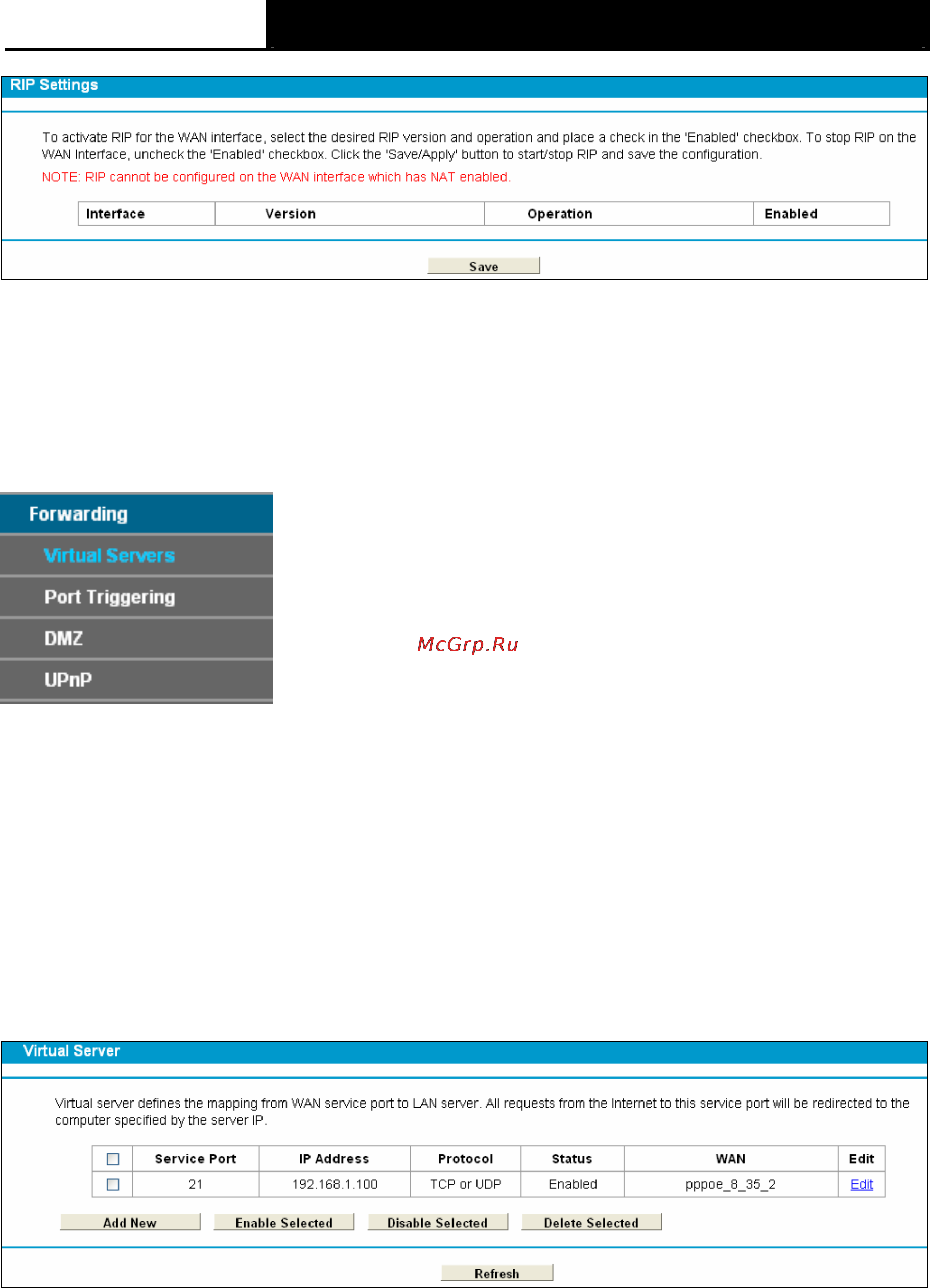Tp-Link TD-W8970 [76/116] Forwarding