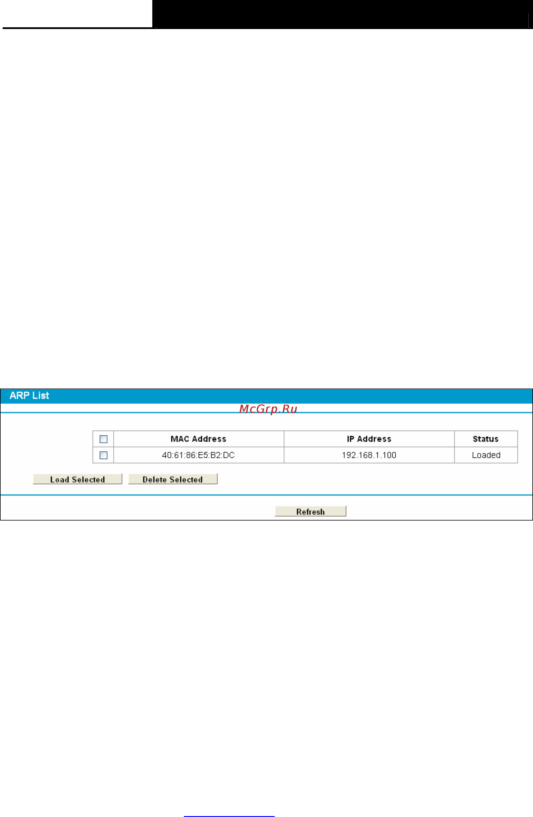 Tp-Link TD-W8970 [96/116] Arp list