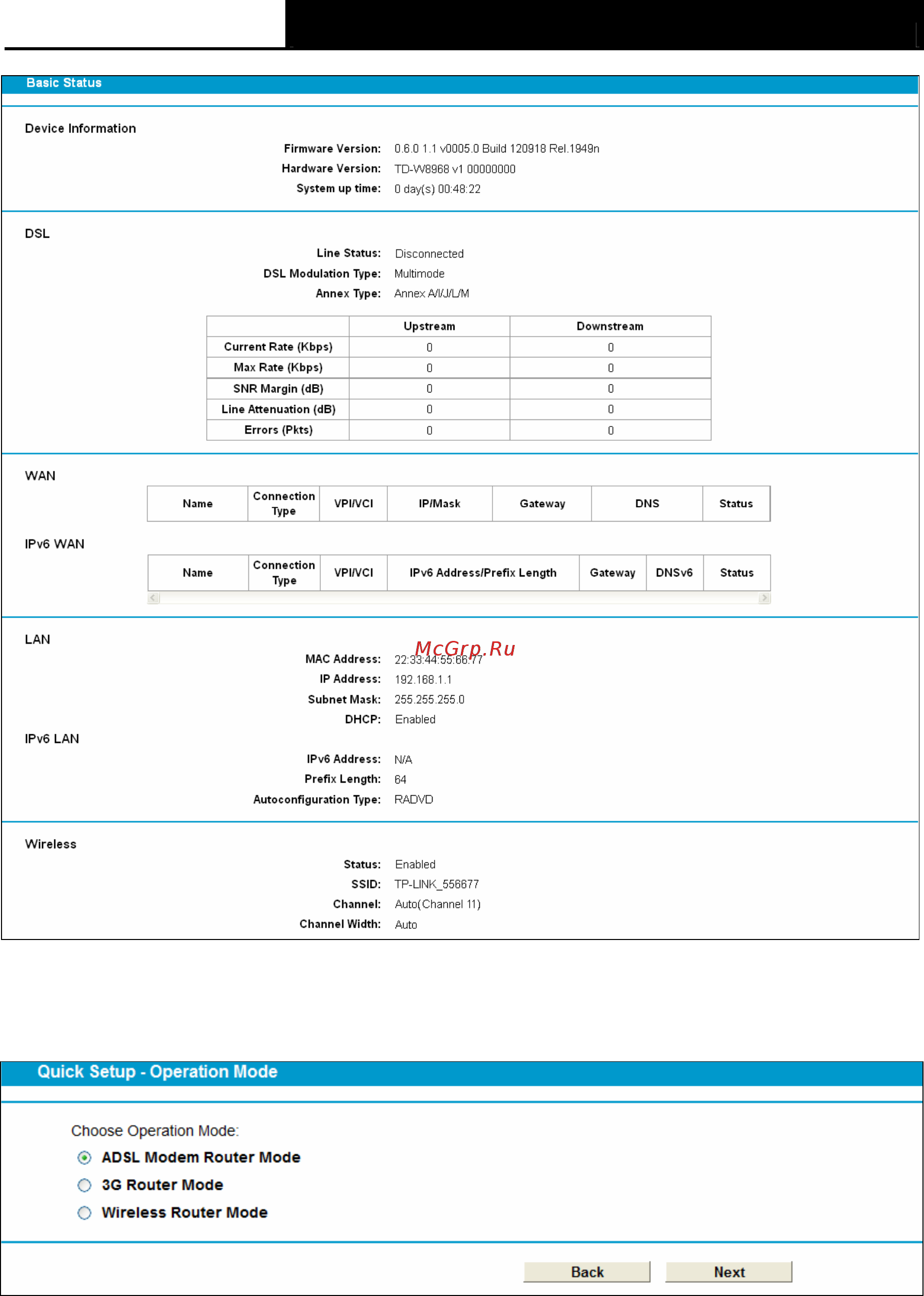Tp-Link TD-W8968 Инструкция по эксплуатации онлайн [24/117] 38820