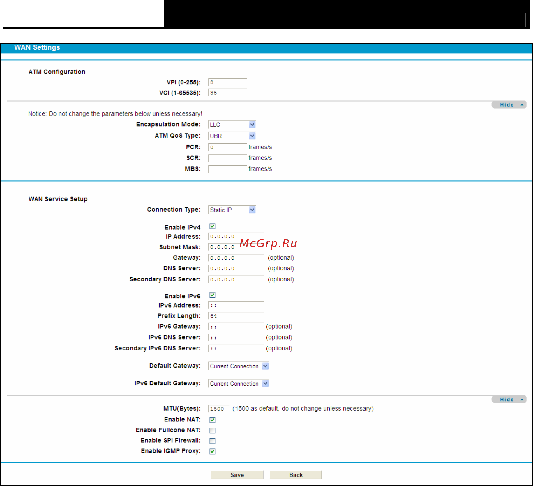 Tp-Link TD-W8968 Инструкция по эксплуатации онлайн [34/117] 38820