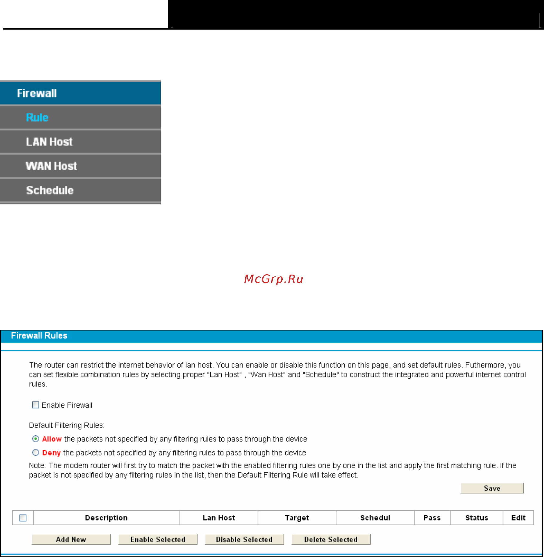 Tp-Link TD-W8968 [82/117] Firewall