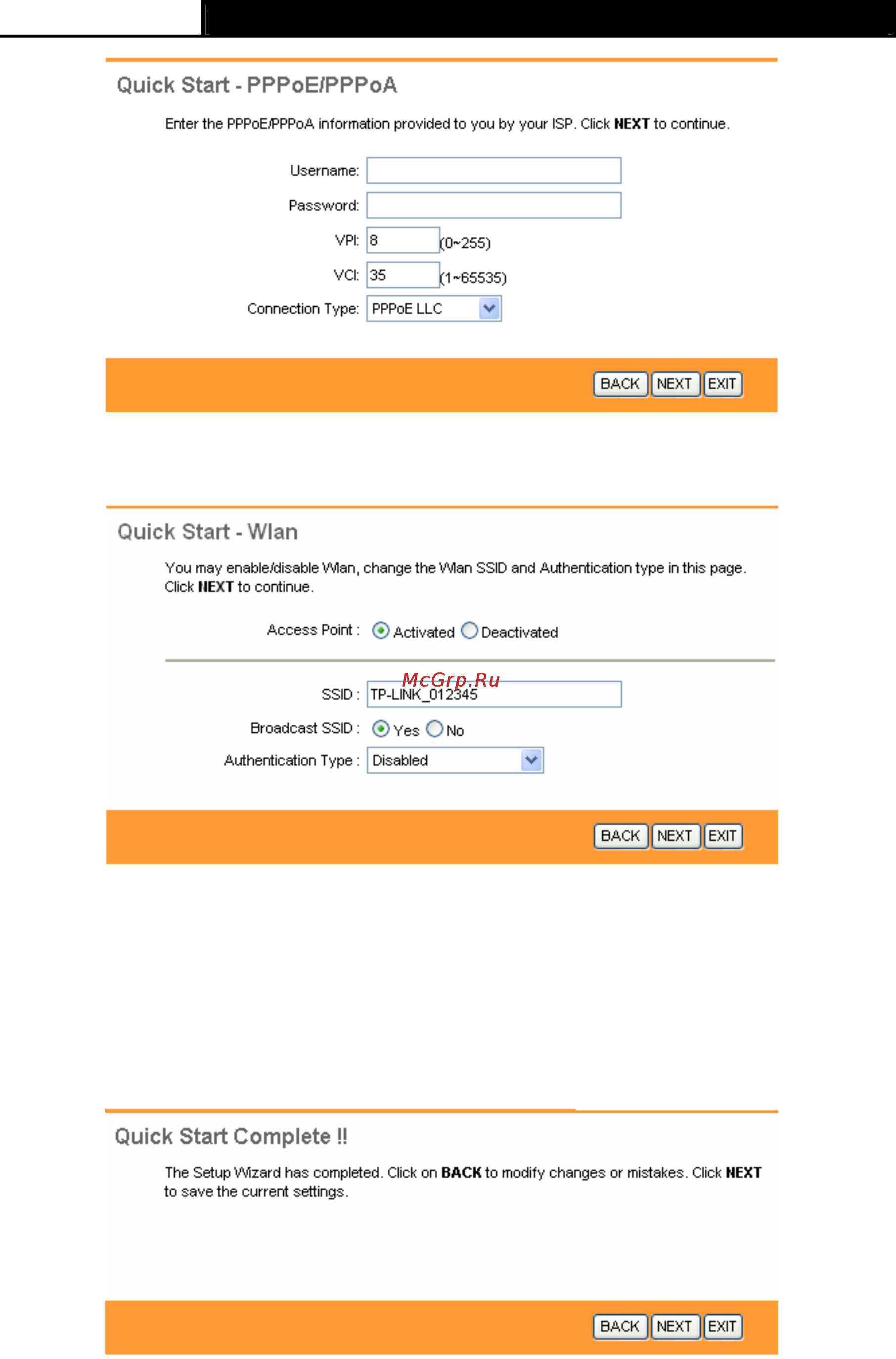 Tp-Link TD-W8961NB Инструкция по эксплуатации онлайн [22/87] 38824
