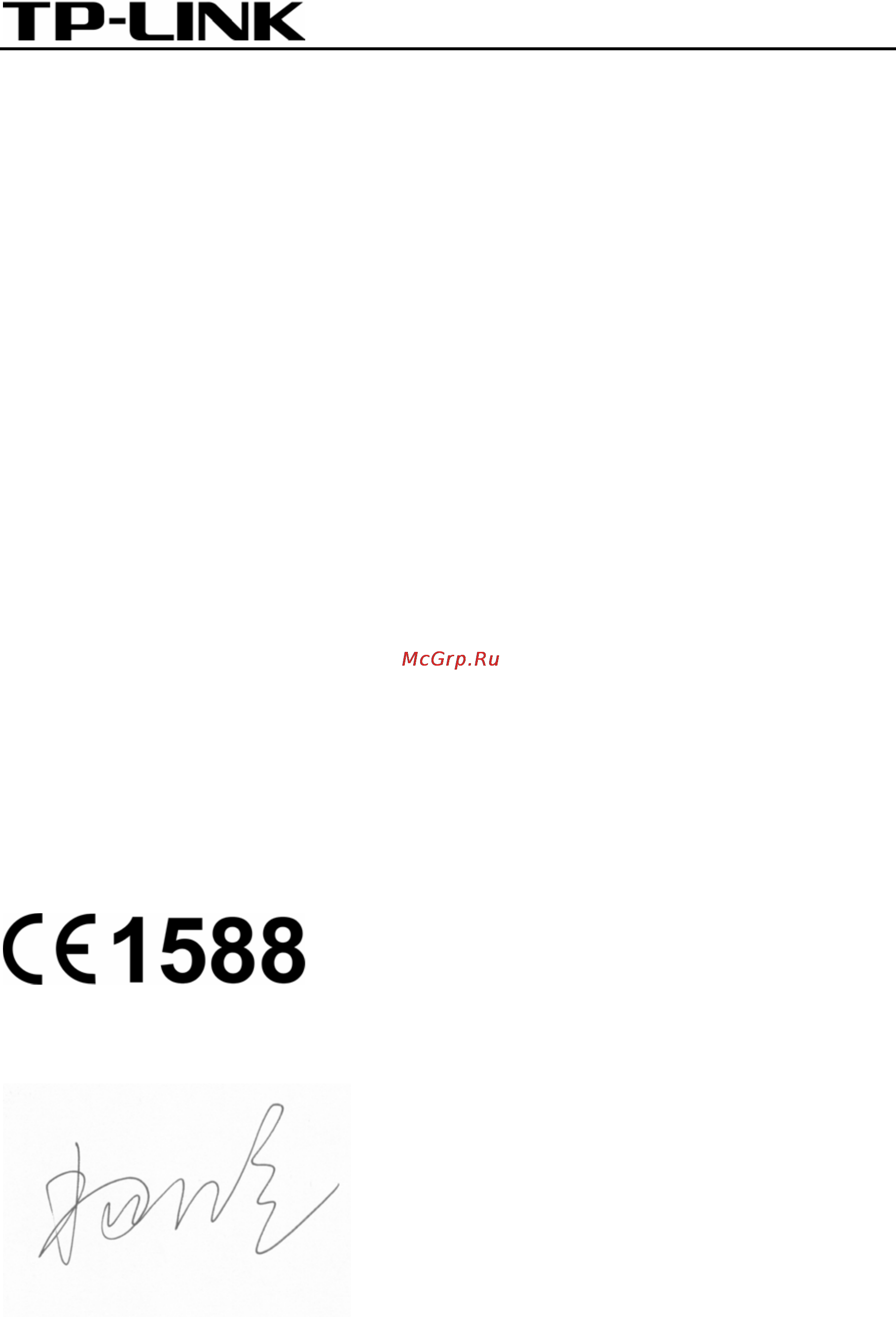 Tp-Link TD-W8961NB [6/87] Declaration of conformity