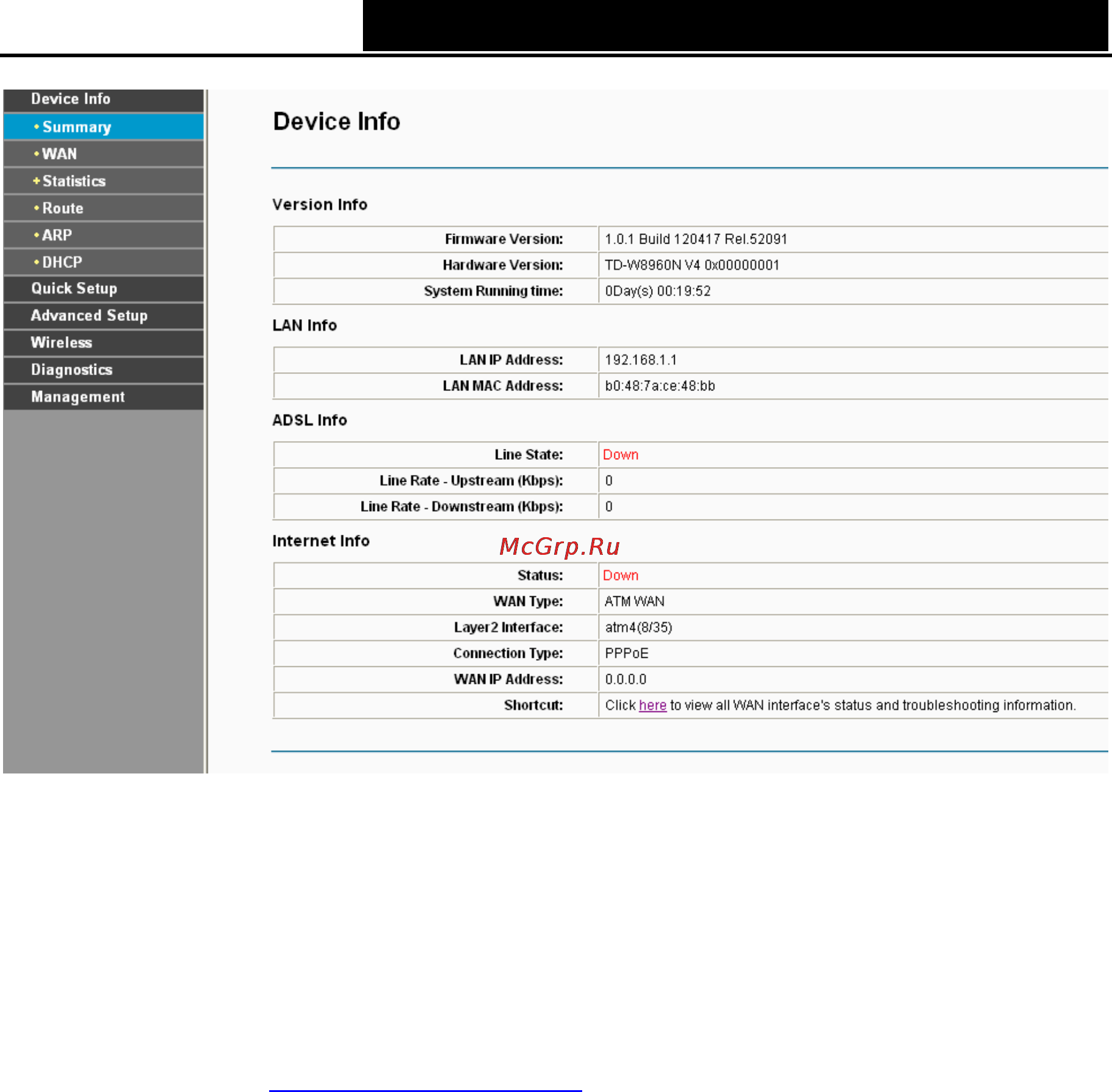 Tp-Link TD-W8960N [25/110] Quick setup