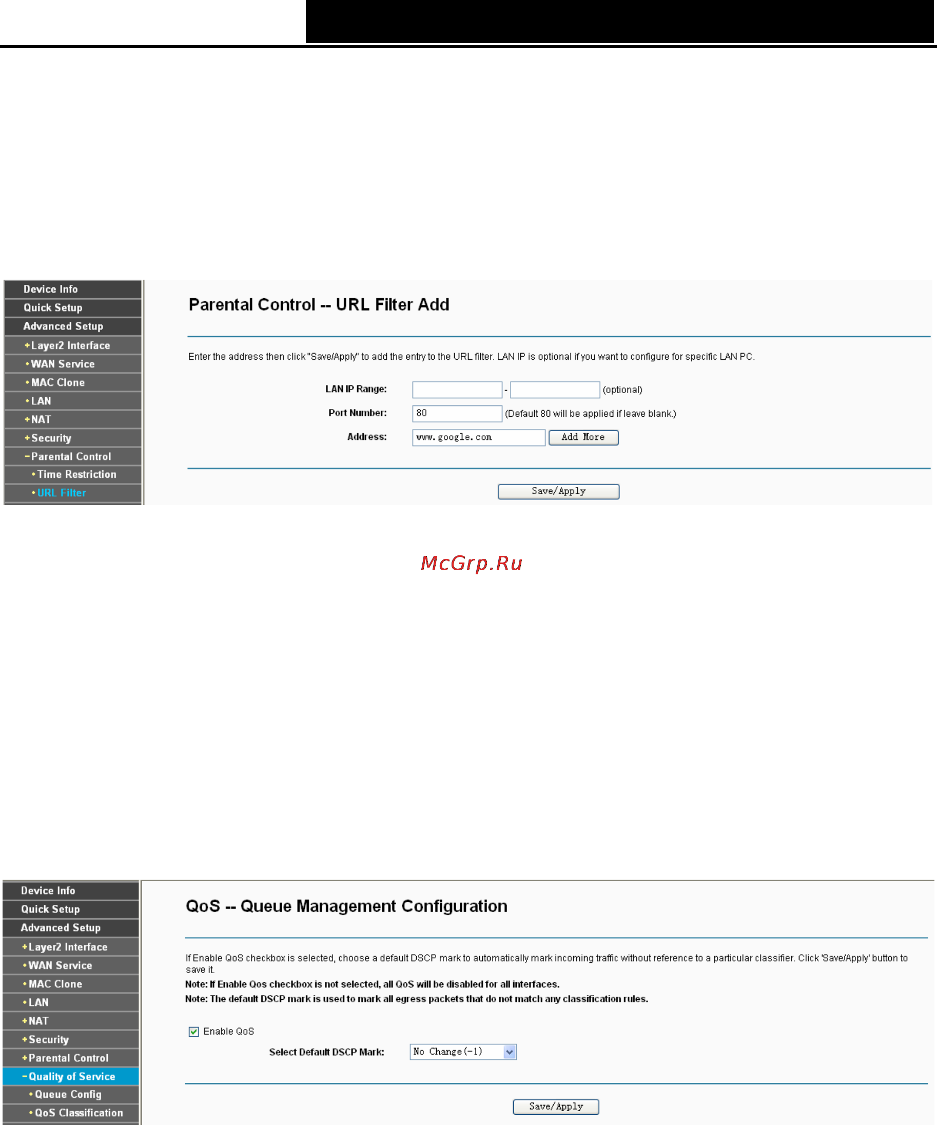 Tp-Link TD-W8960N [49/110] Quality of service