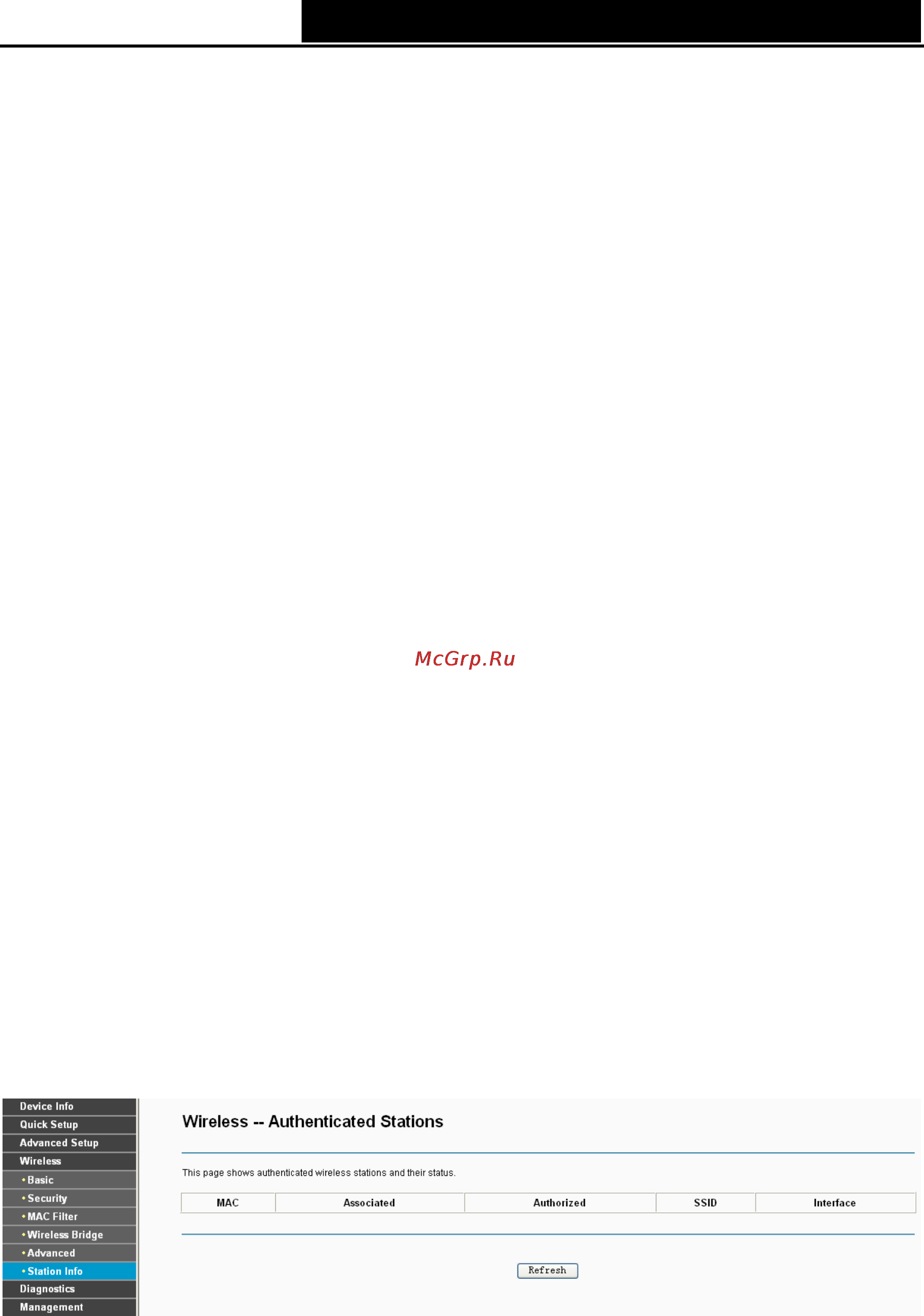 Tp-Link TD-W8960N [84/110] Station info