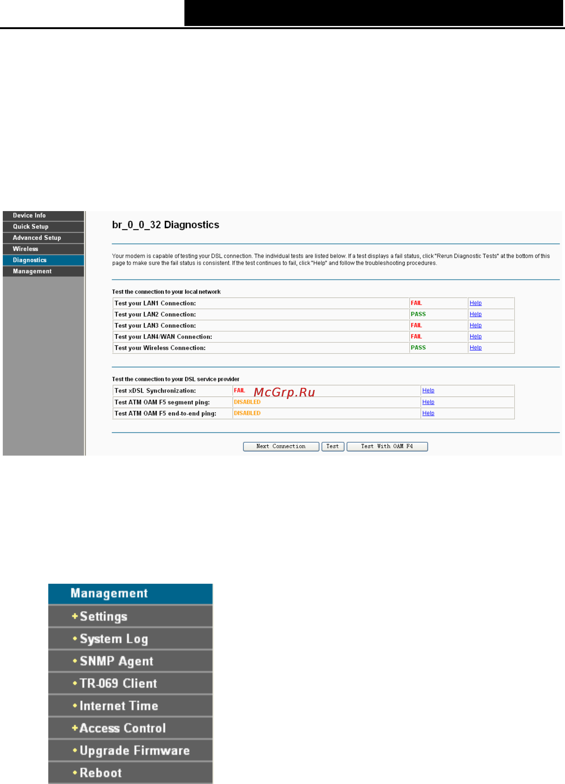 Tp-Link TD-W8960N [85/110] Diagnostics