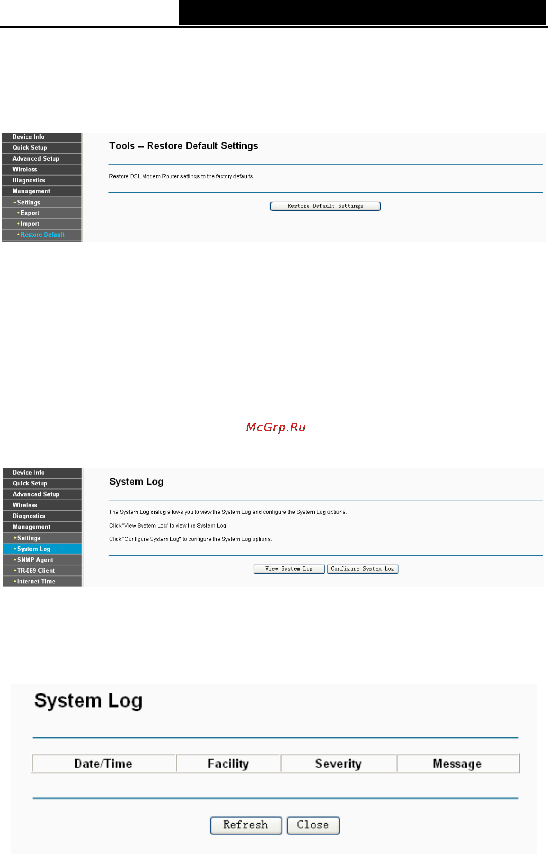 Tp-Link TD-W8960N [88/110] Restore default