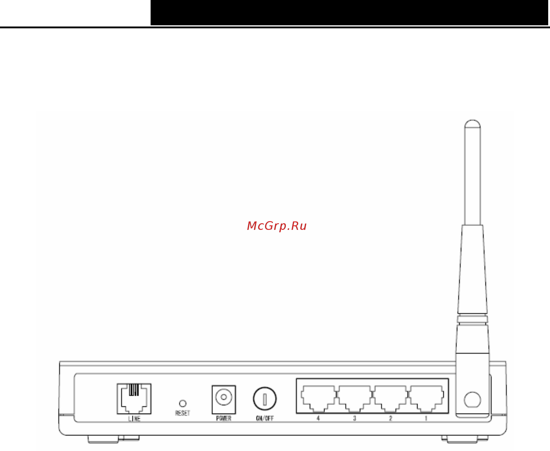Tp-Link TD-W8950ND [12/94] The back panel