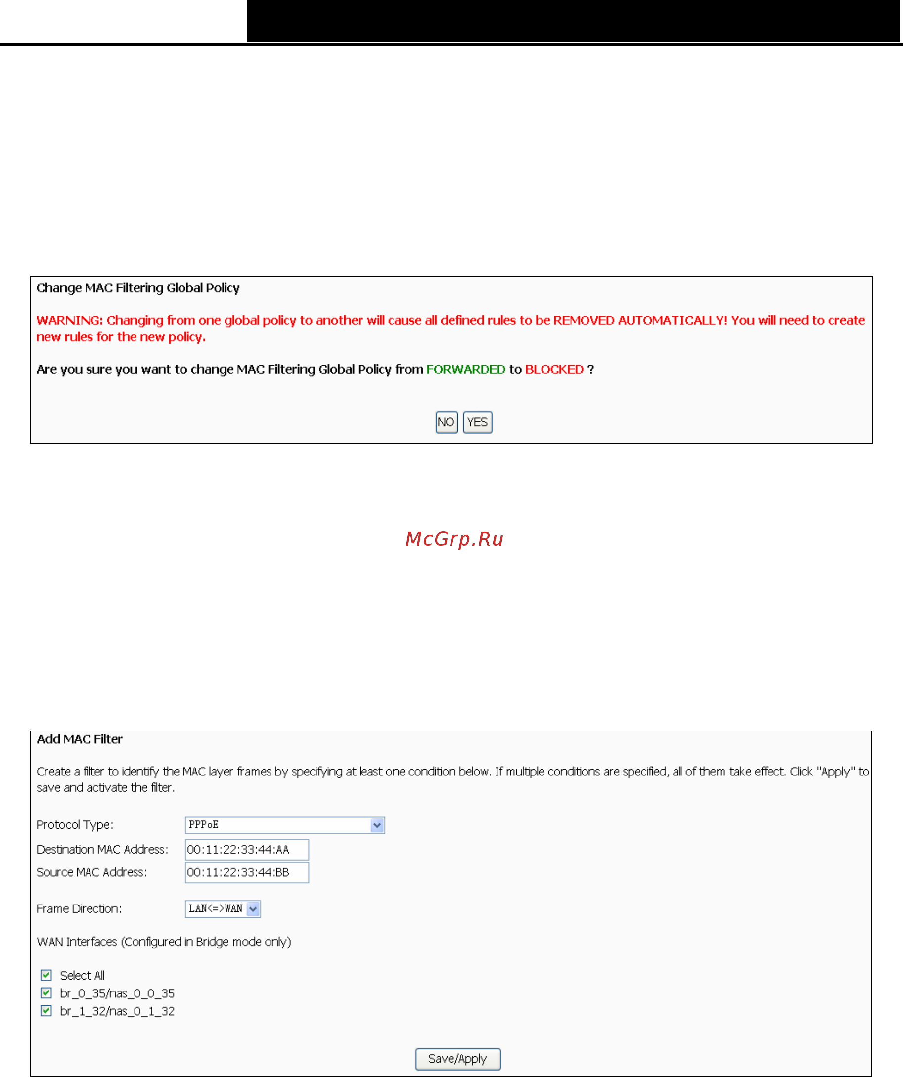 Tp-Link TD-W8950ND [48/94] Ip filtering