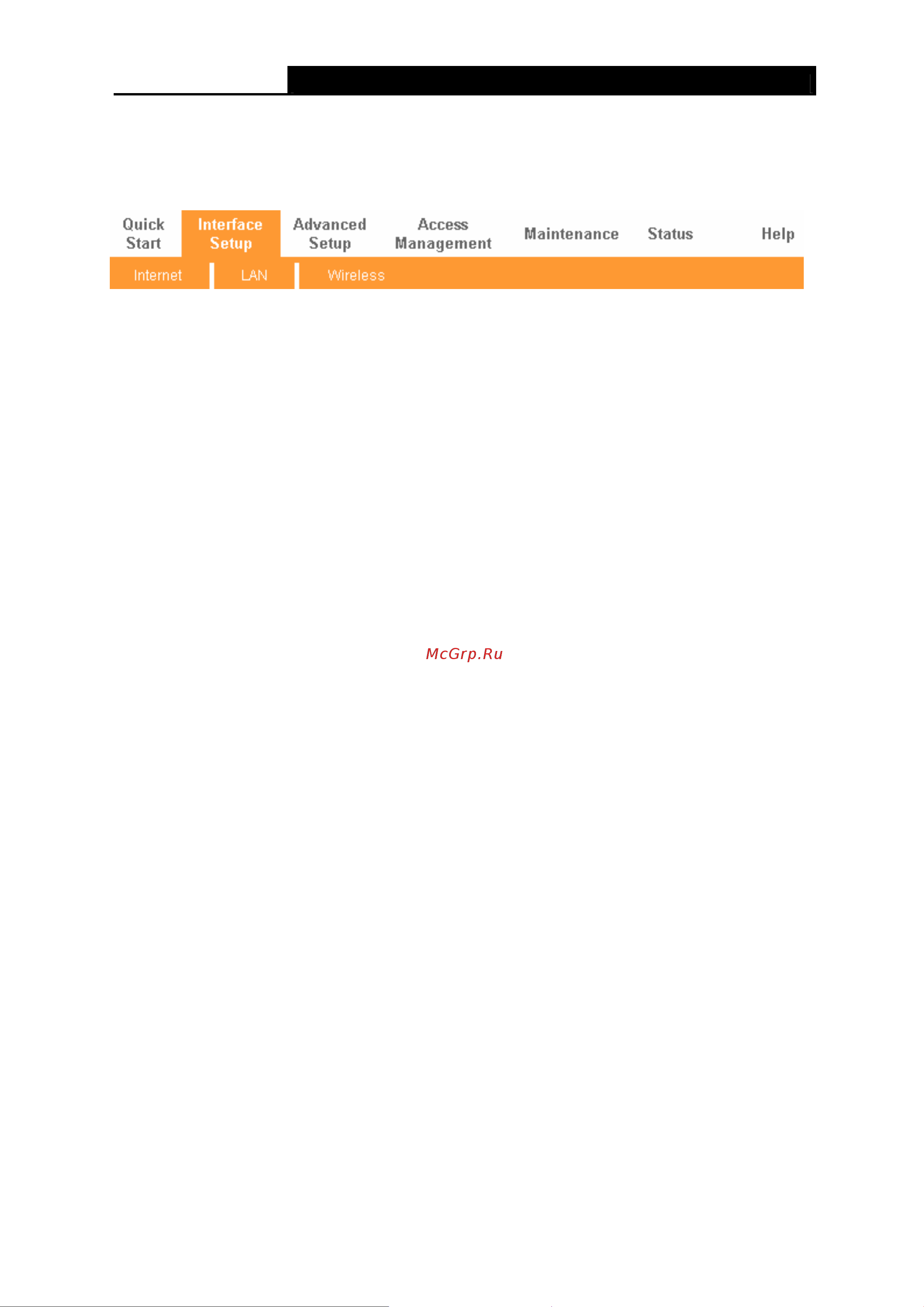 Tp-Link TD-W8951NB [28/92] Interface setup