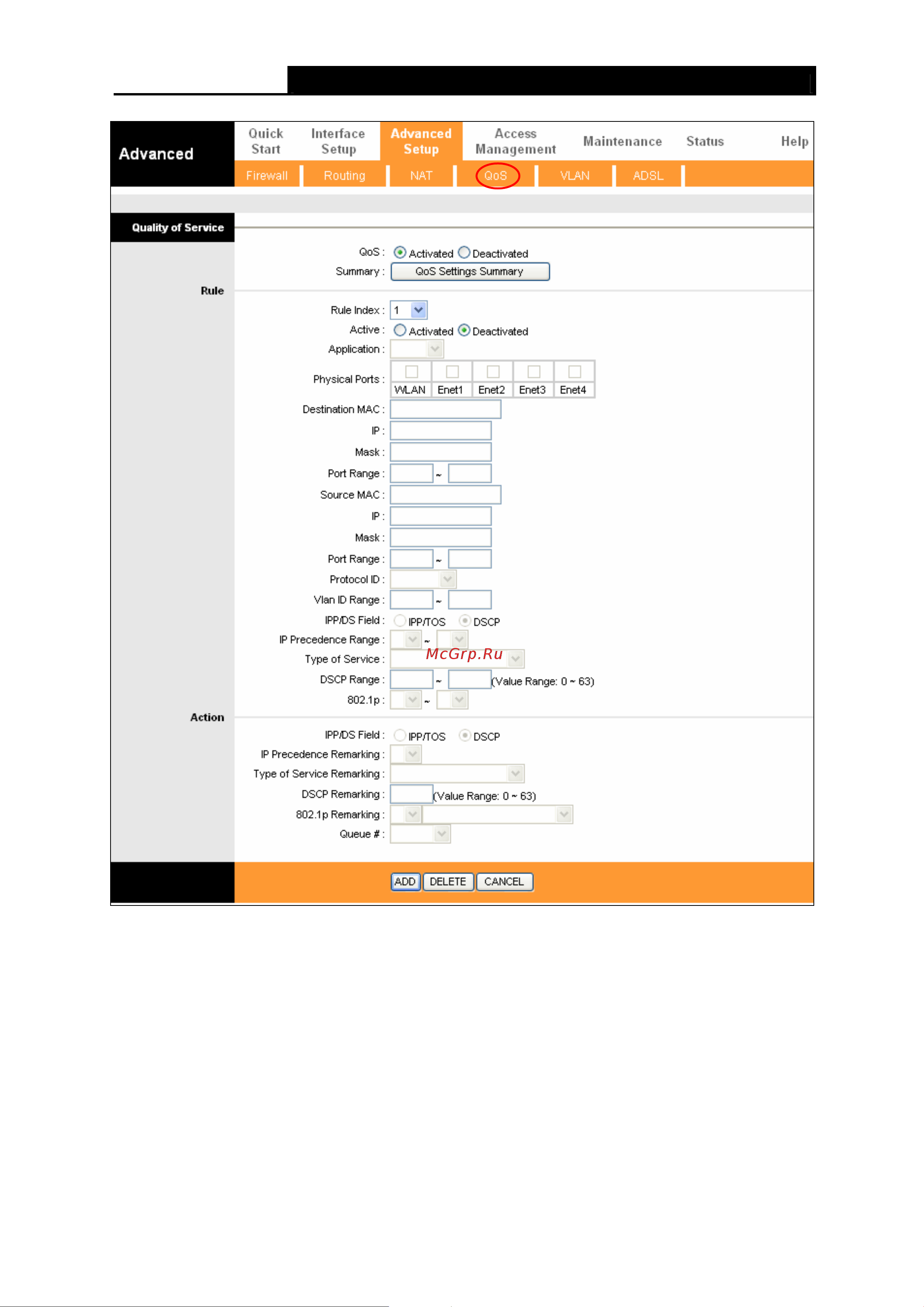 Tp-Link TD-W8951NB Инструкция по эксплуатации онлайн [56/92] 38844